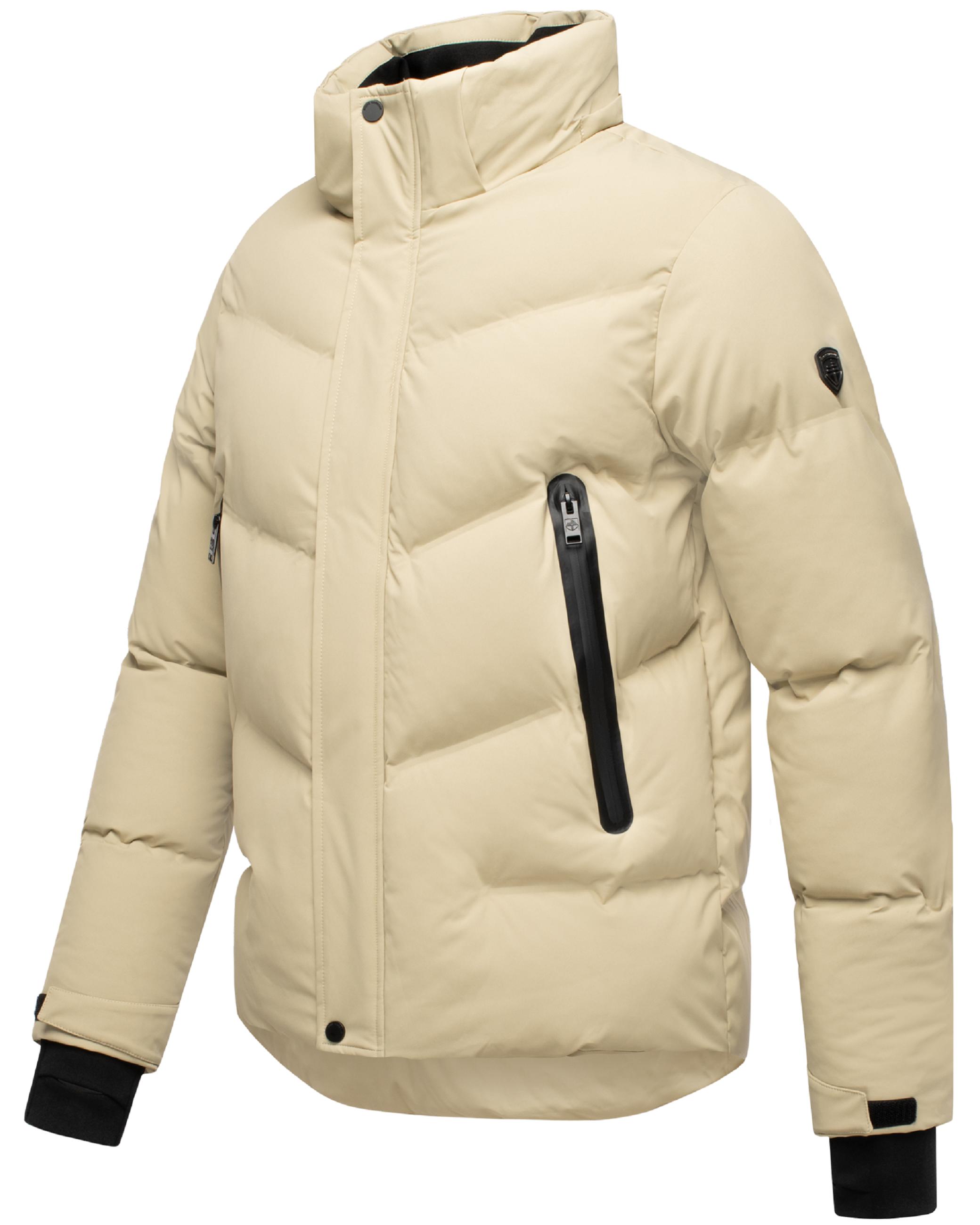 Winter Steppjacke mit Kapuze "Livianoo XX" Sand