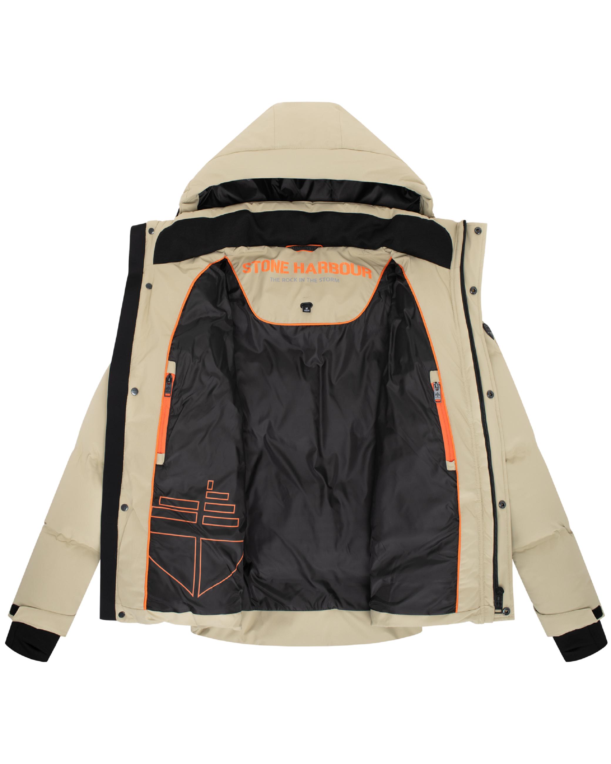 Winter Steppjacke mit Kapuze "Livianoo XX" Sand