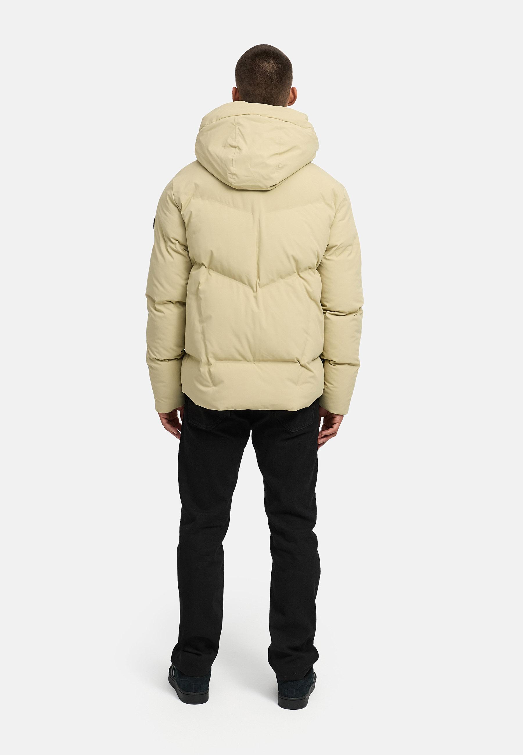 Winter Steppjacke mit Kapuze "Livianoo XX" Sand