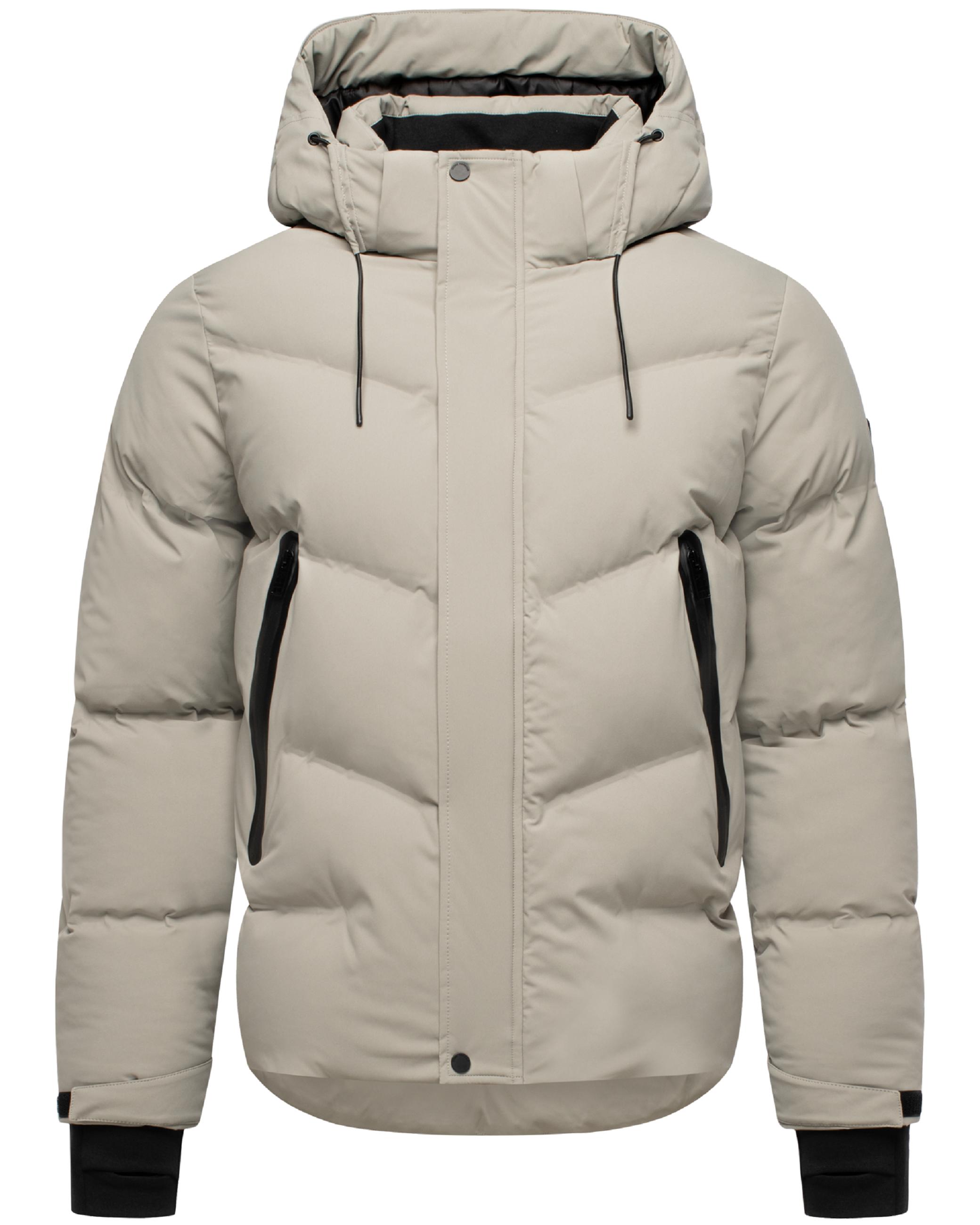Winter Steppjacke mit Kapuze "Livianoo XX" Silver Grey