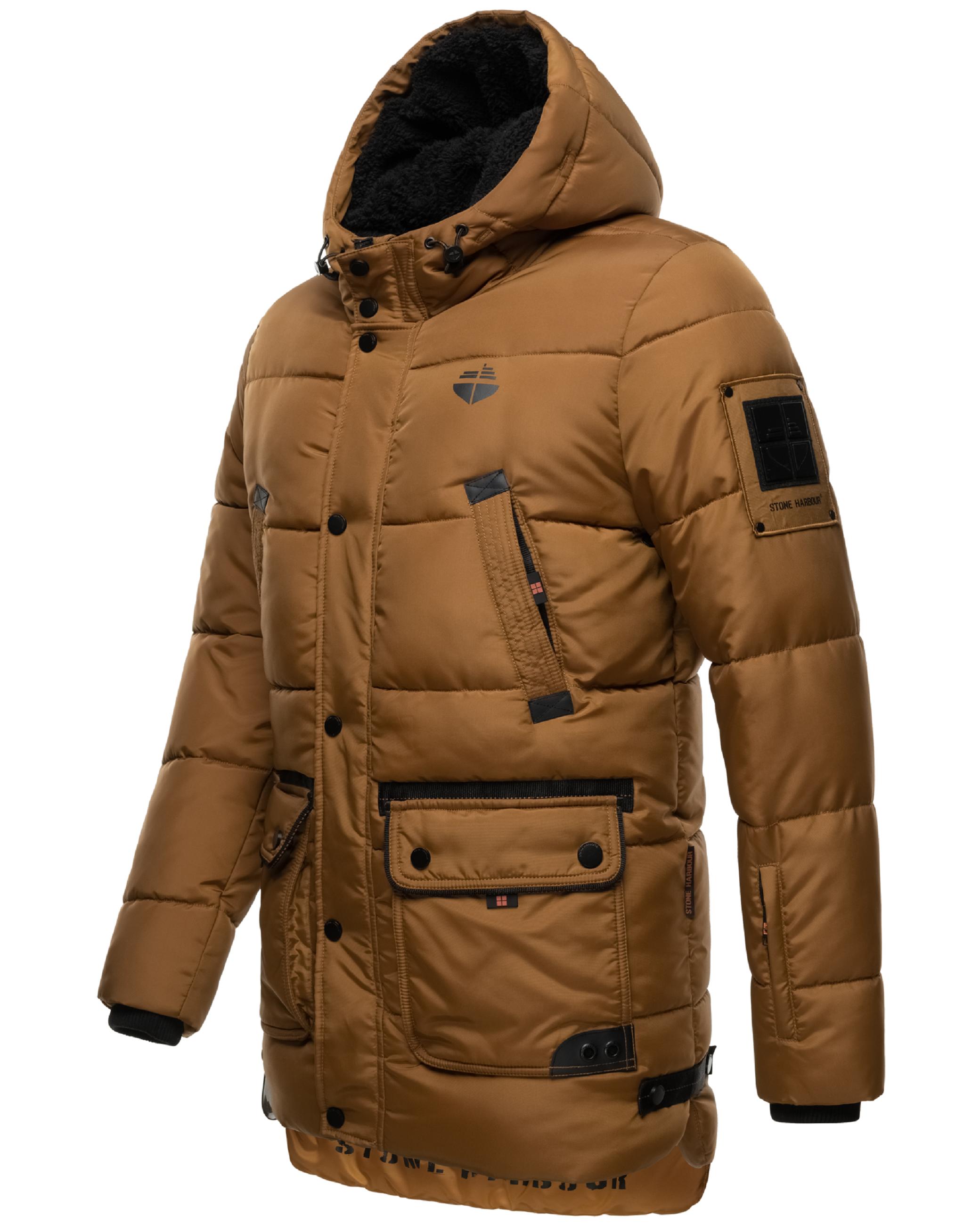 Winter Steppjacke mit abnehmbarer Kapuze "Mironoo" Tobacoo