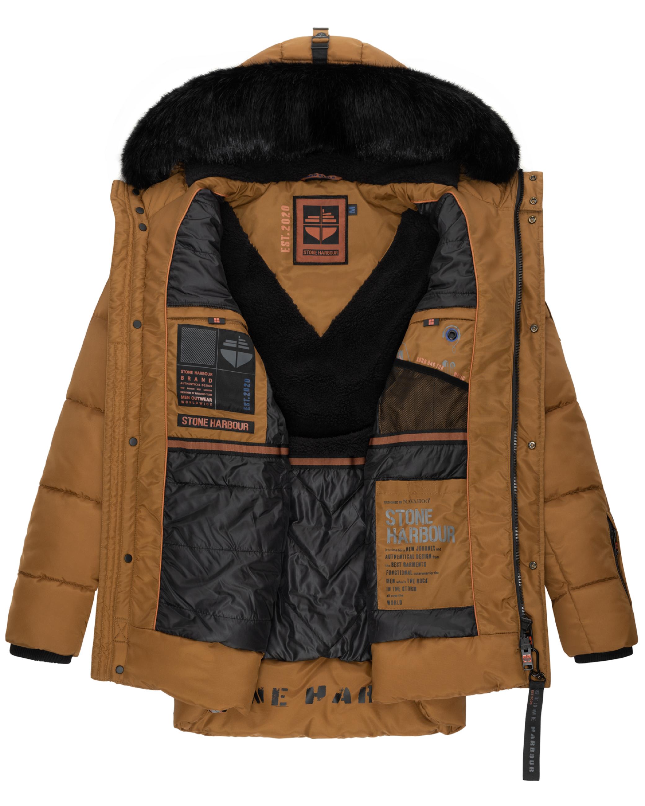 Winter Steppjacke mit abnehmbarer Kapuze "Mironoo" Tobacoo