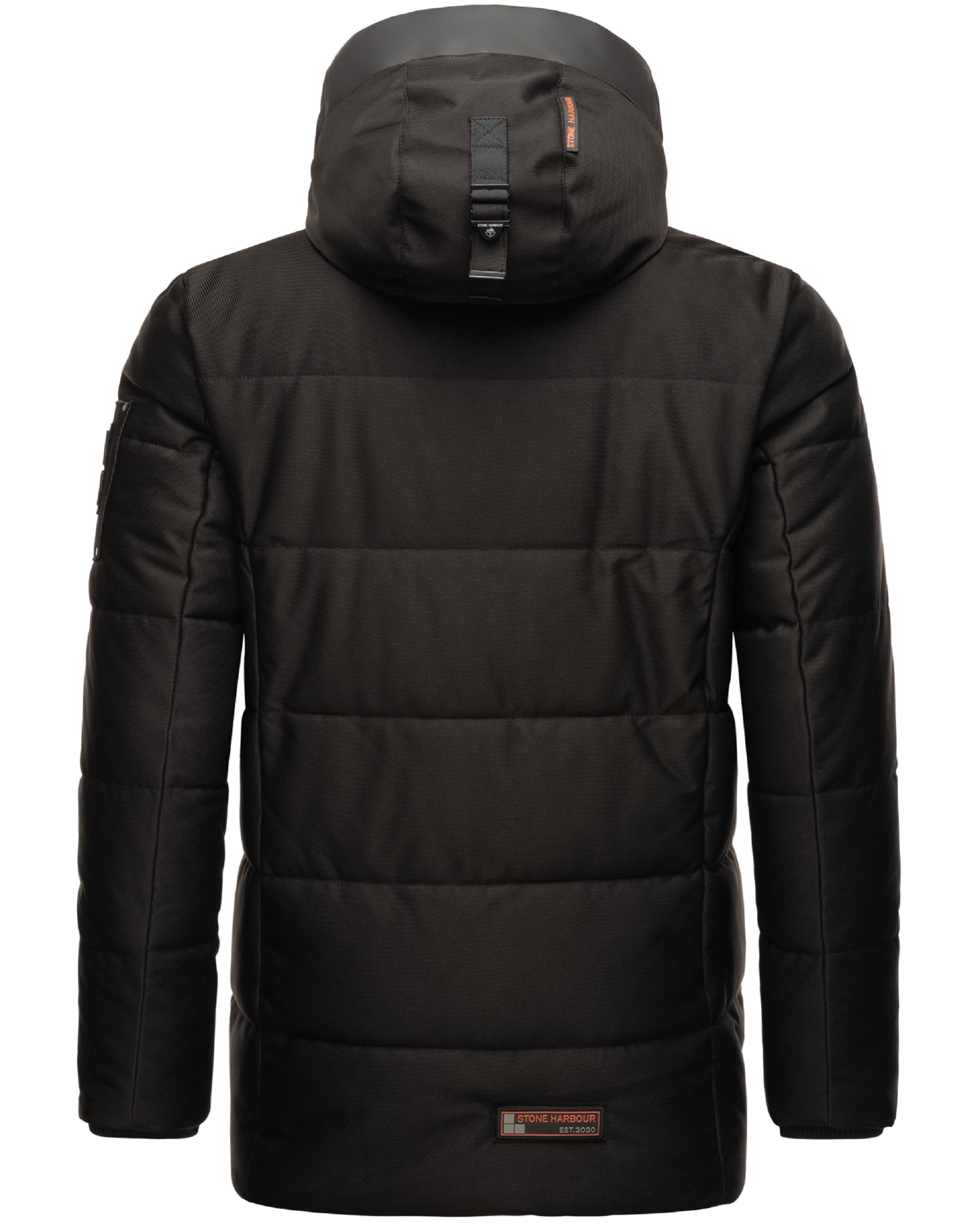 Kurzer Winterparka mit Kapuze "Mitjaa" Black