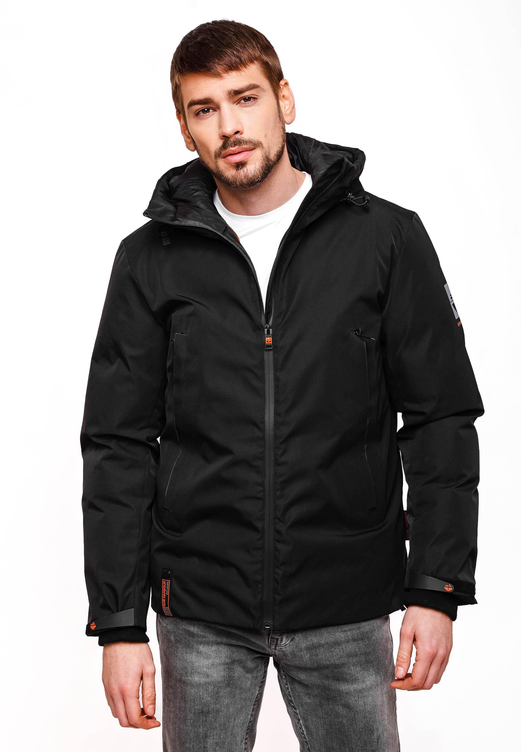 Winterjacke mit Kapuze "Moagaa" Black