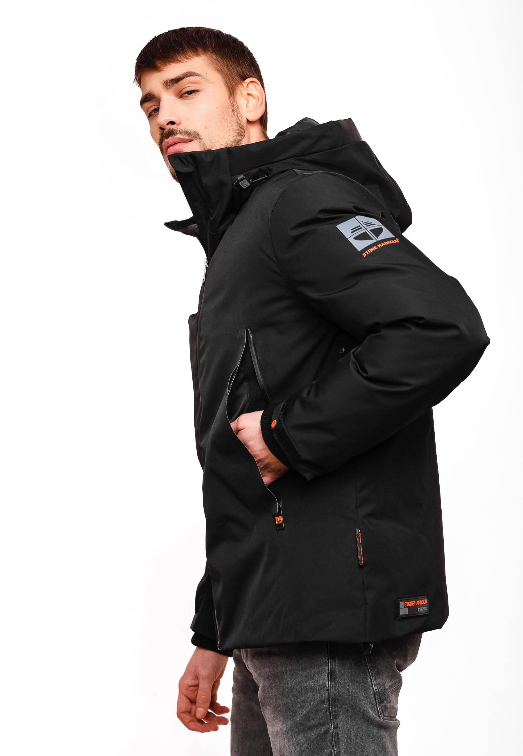 Winterjacke mit Kapuze "Moagaa" Black