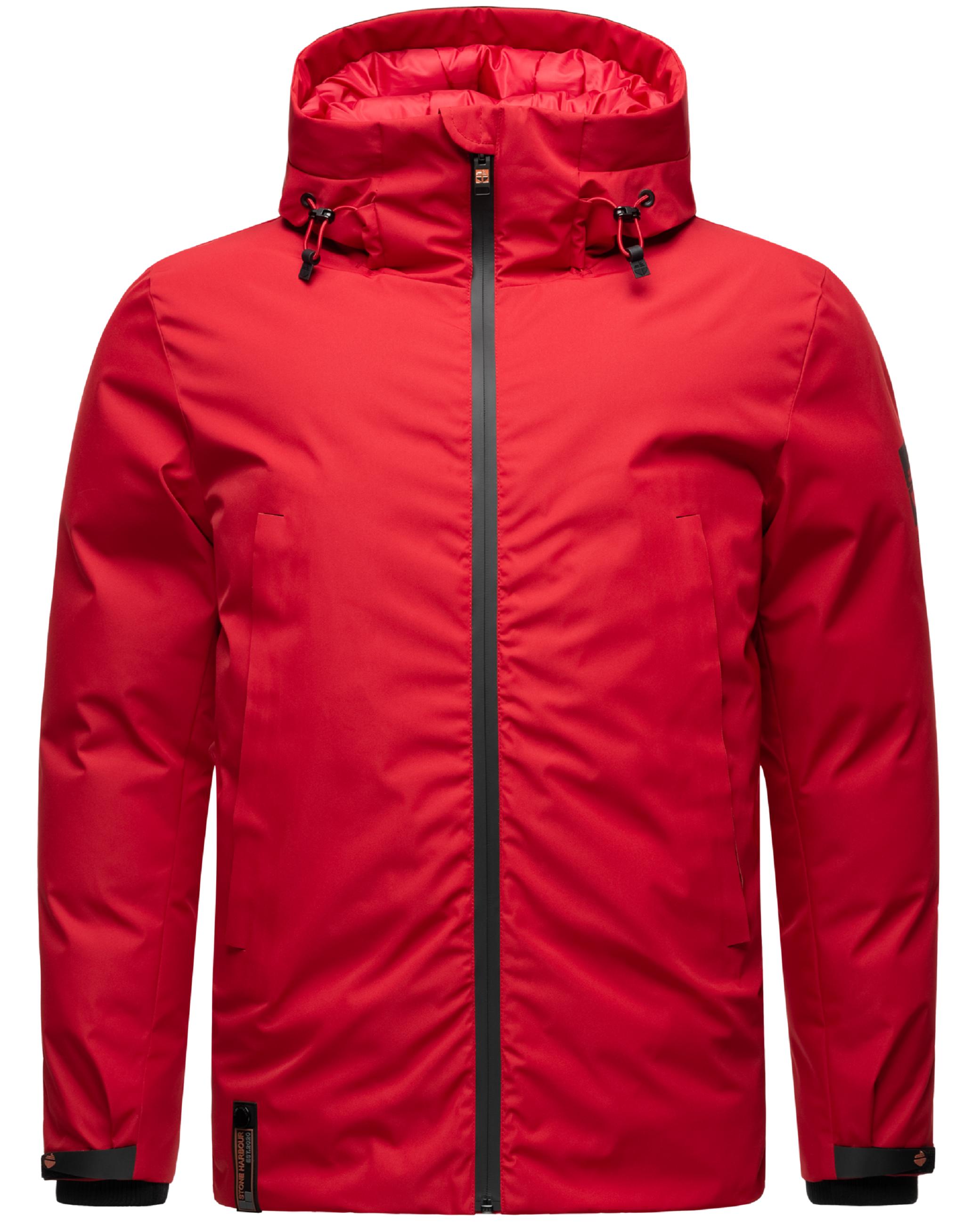 Winterjacke mit Kapuze "Moagaa" Chili Red