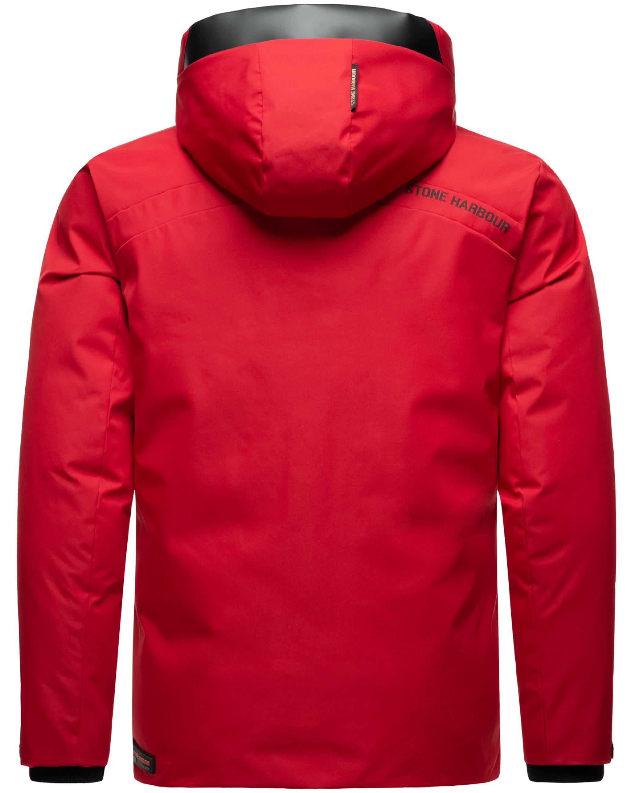 Winterjacke mit Kapuze "Moagaa" Chili Red