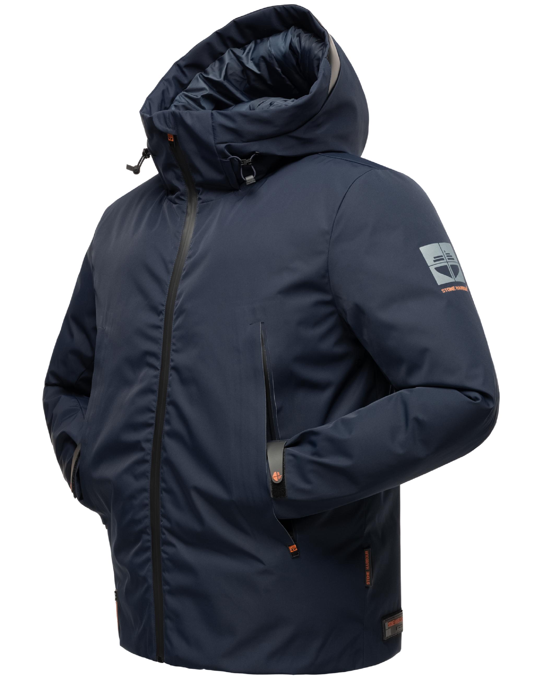 Winterjacke mit Kapuze "Moagaa" Navy