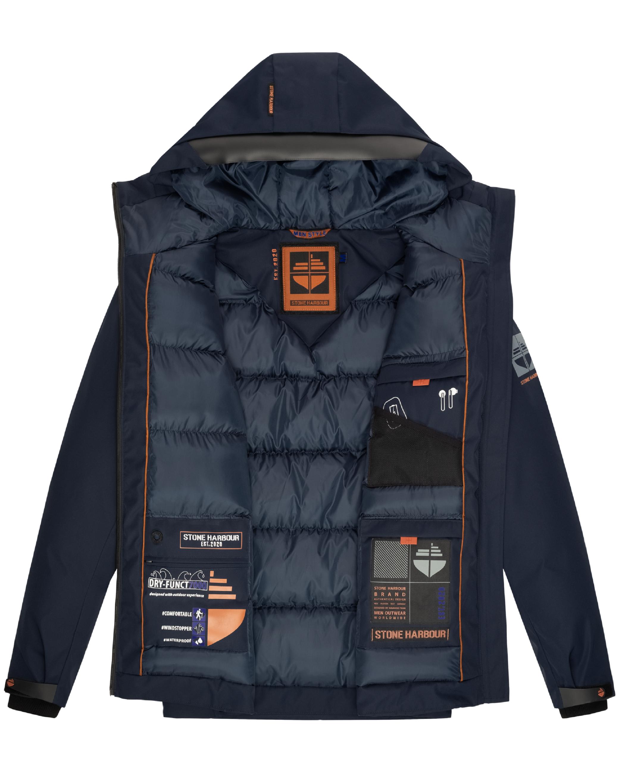 Winterjacke mit Kapuze "Moagaa" Navy