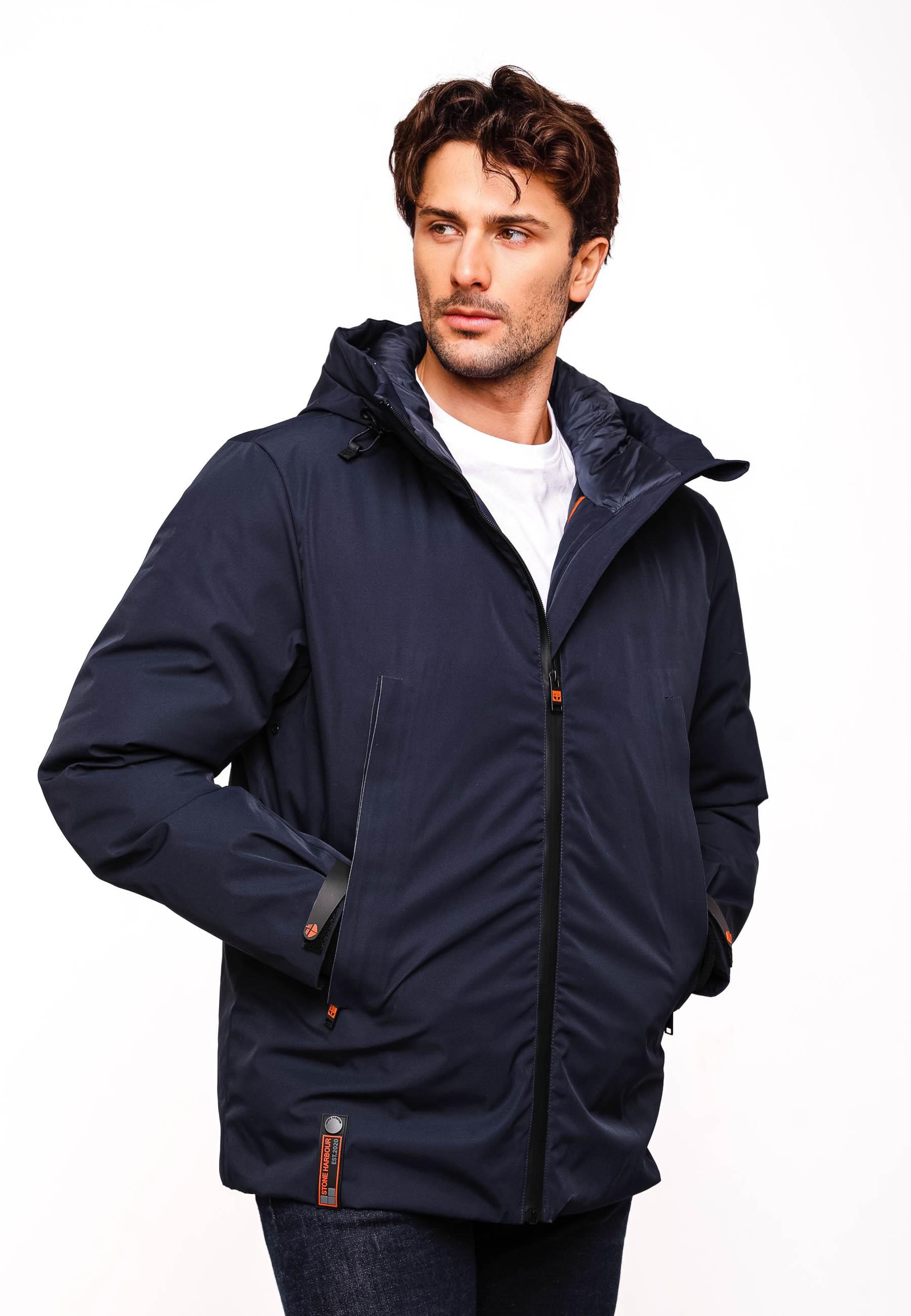 Winterjacke mit Kapuze "Moagaa" Navy