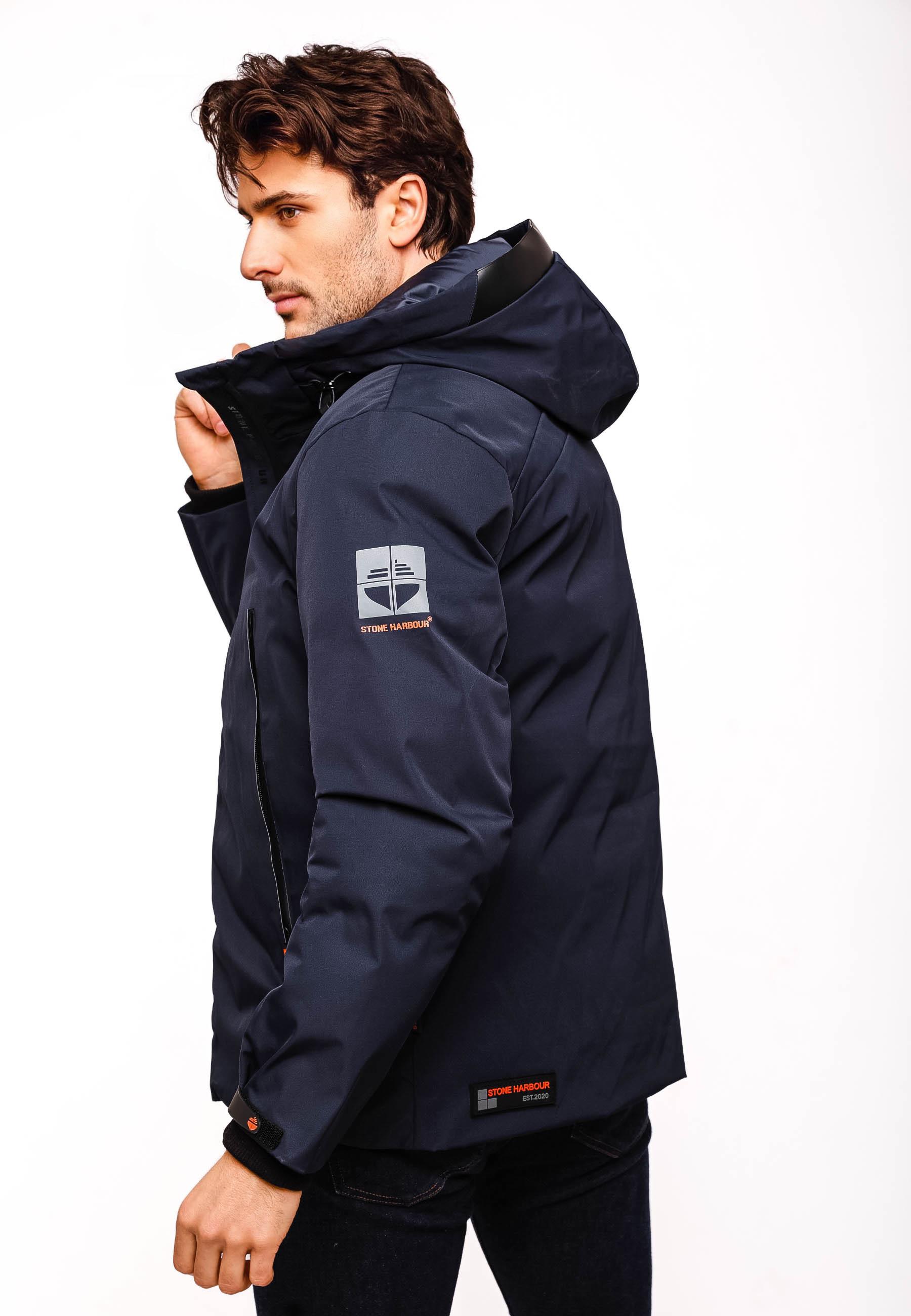 Winterjacke mit Kapuze "Moagaa" Navy