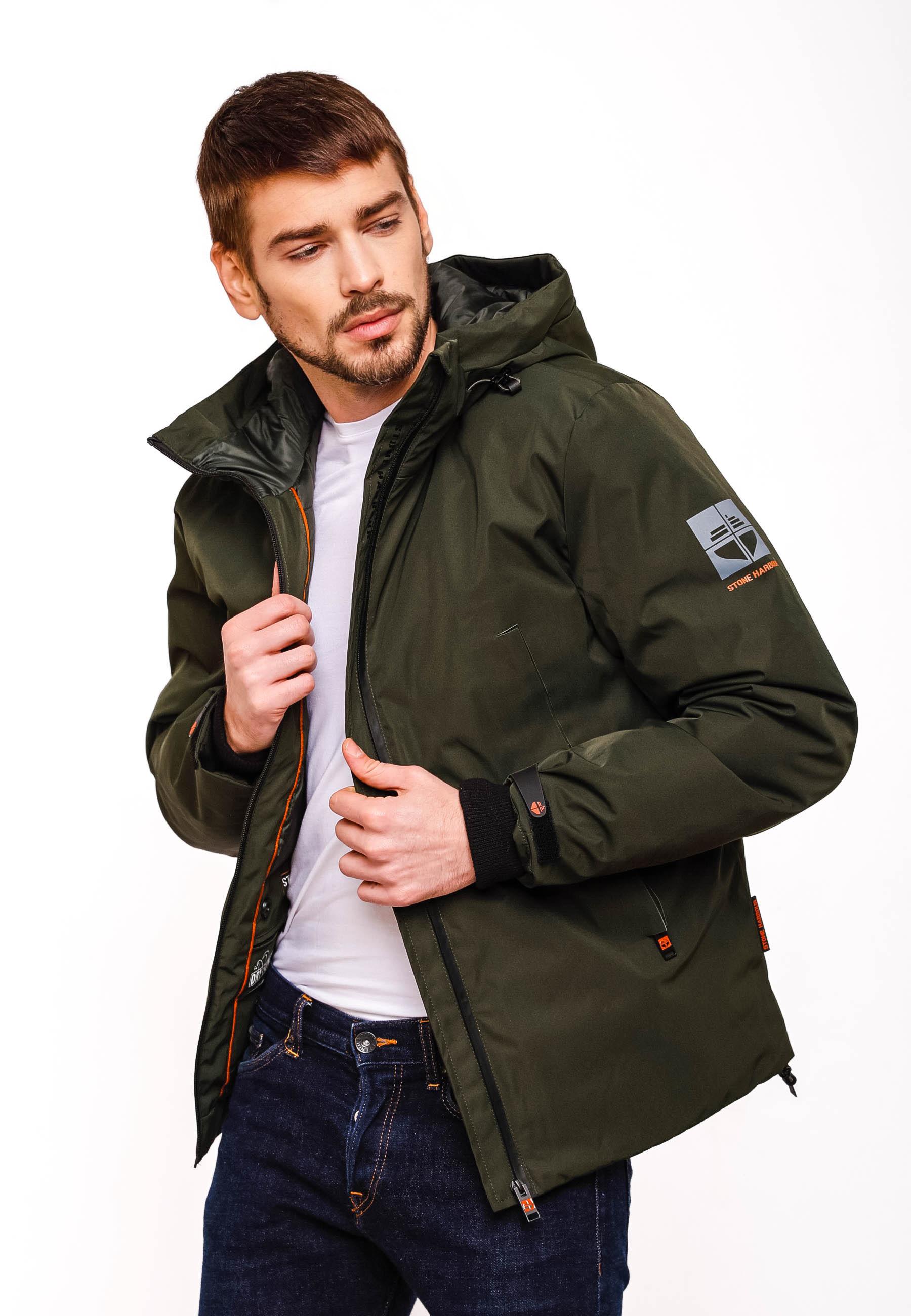 Winterjacke mit Kapuze "Moagaa" Olive