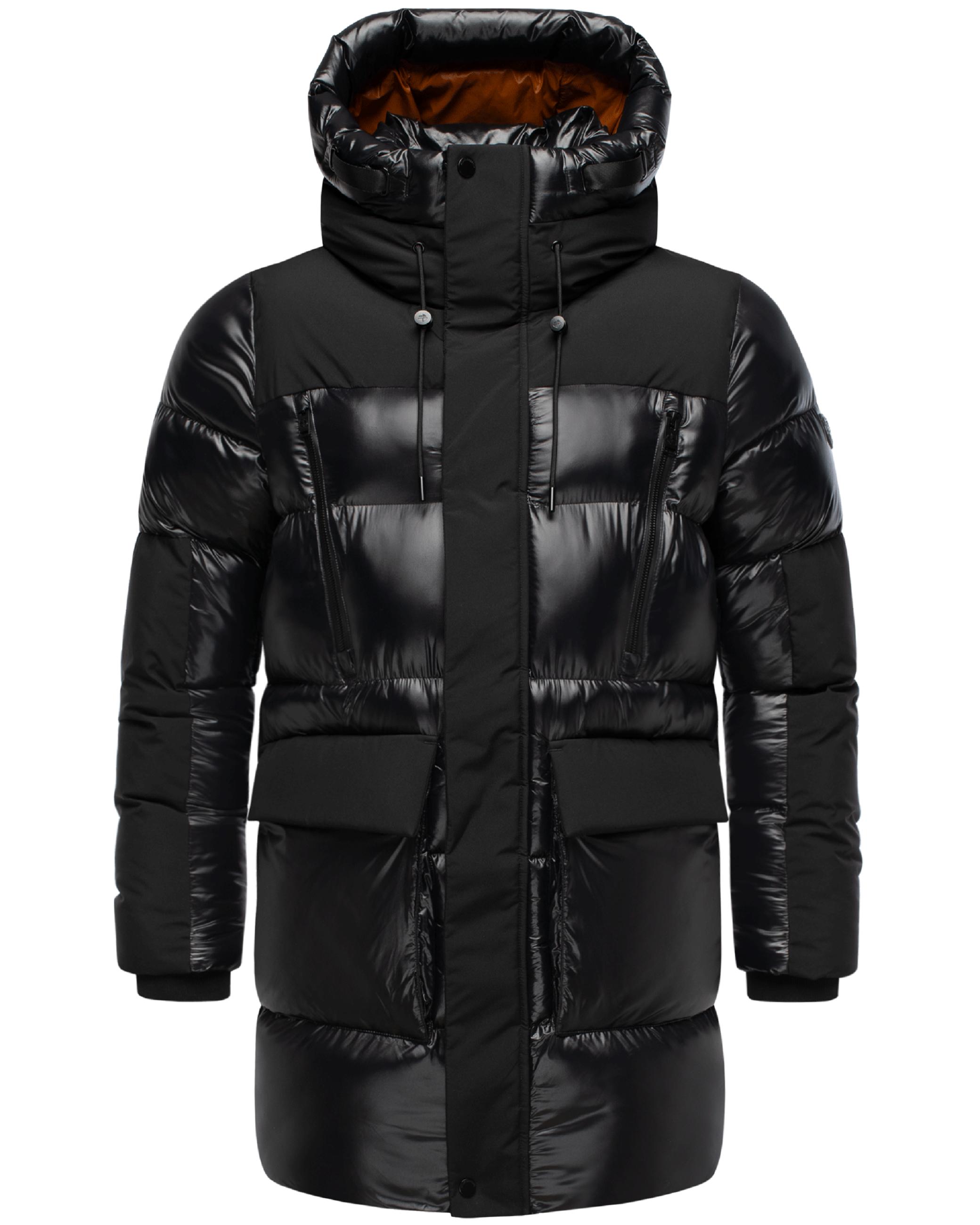 STONE HARBOUR Herren Winter Steppjacke mit Kapuze "Nelioon XX" Black