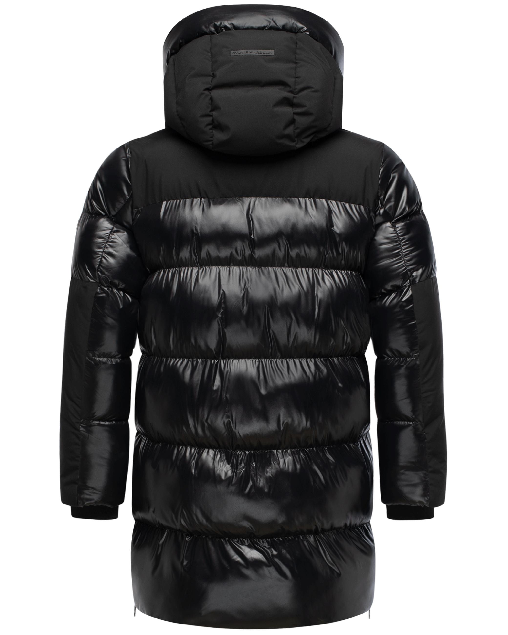 STONE HARBOUR Herren Winter Steppjacke mit Kapuze "Nelioon XX" Black