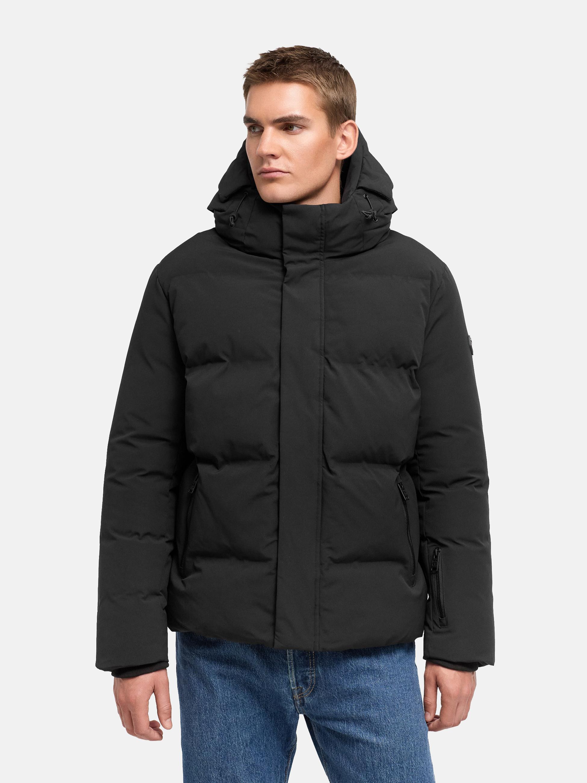Winterjacke mit Matt-Glanz-Kontrast "Nerioo XX" Black