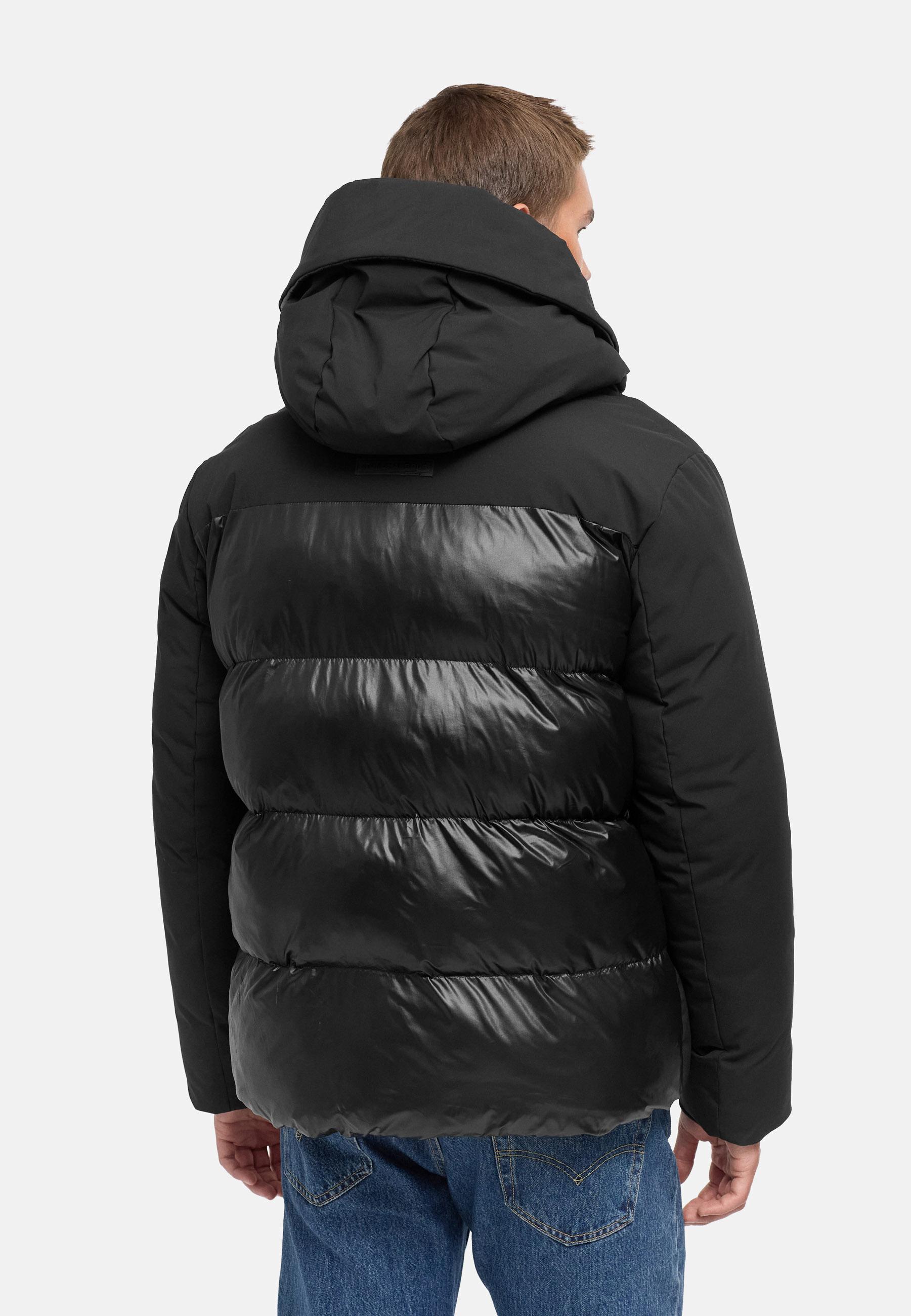 Winterjacke mit Matt-Glanz-Kontrast "Nerioo XX" Black