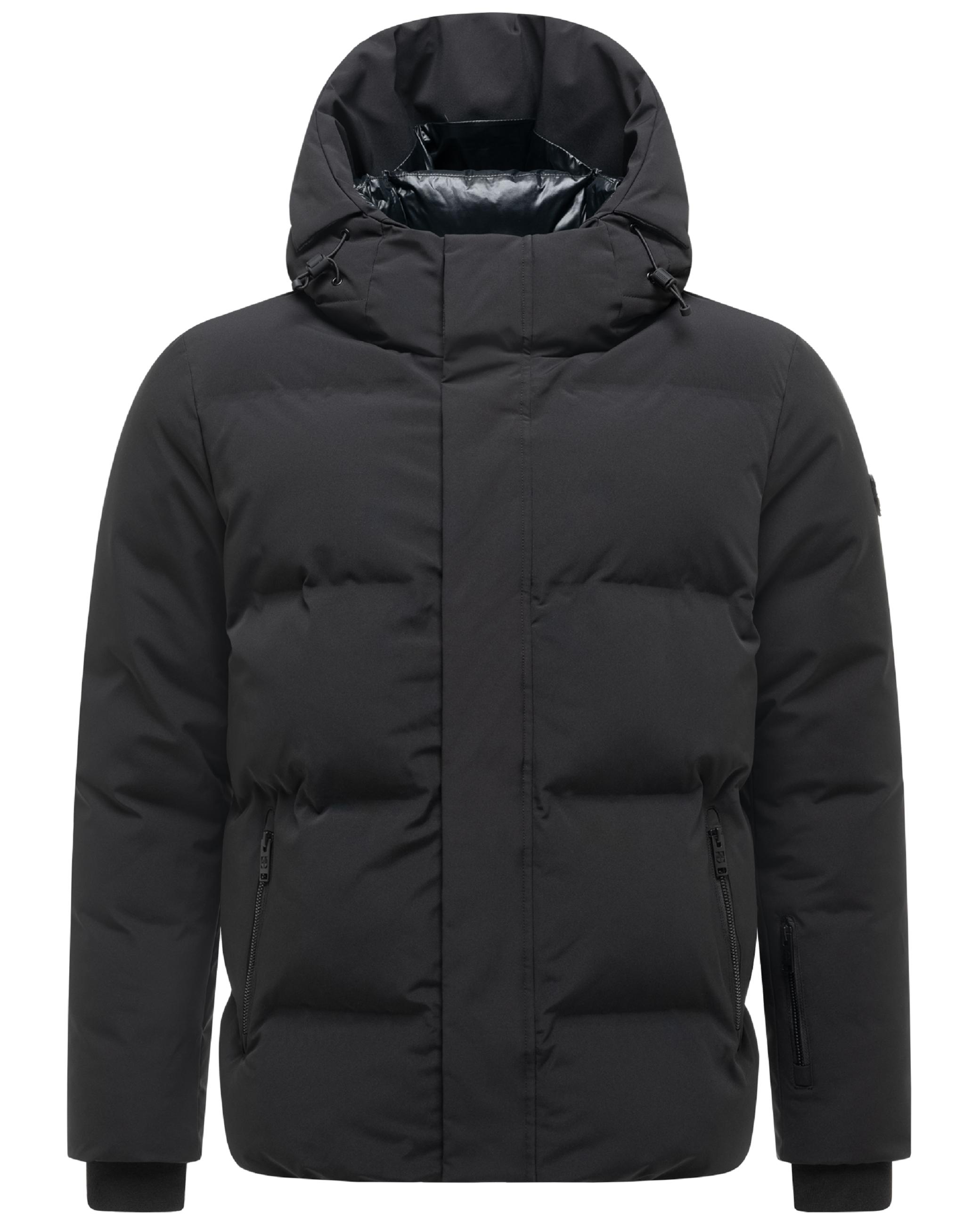 Winterjacke mit Matt-Glanz-Kontrast "Nerioo XX" Black
