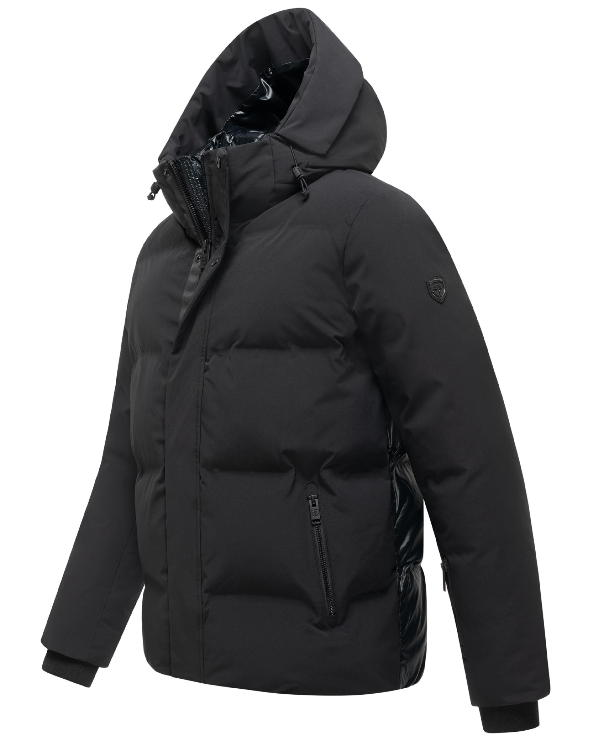 Winterjacke mit Matt-Glanz-Kontrast "Nerioo XX" Black