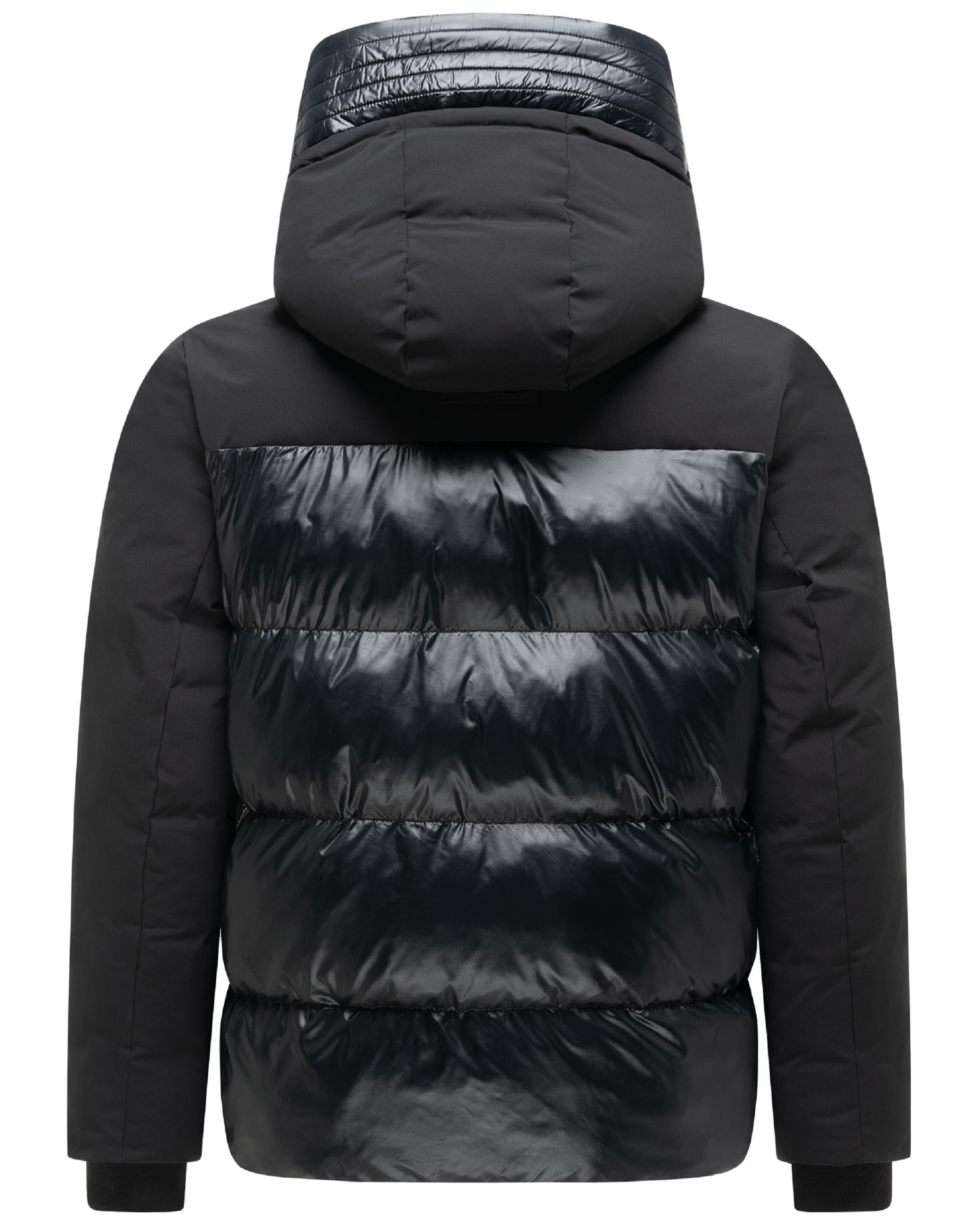 Winterjacke mit Matt-Glanz-Kontrast "Nerioo XX" Black