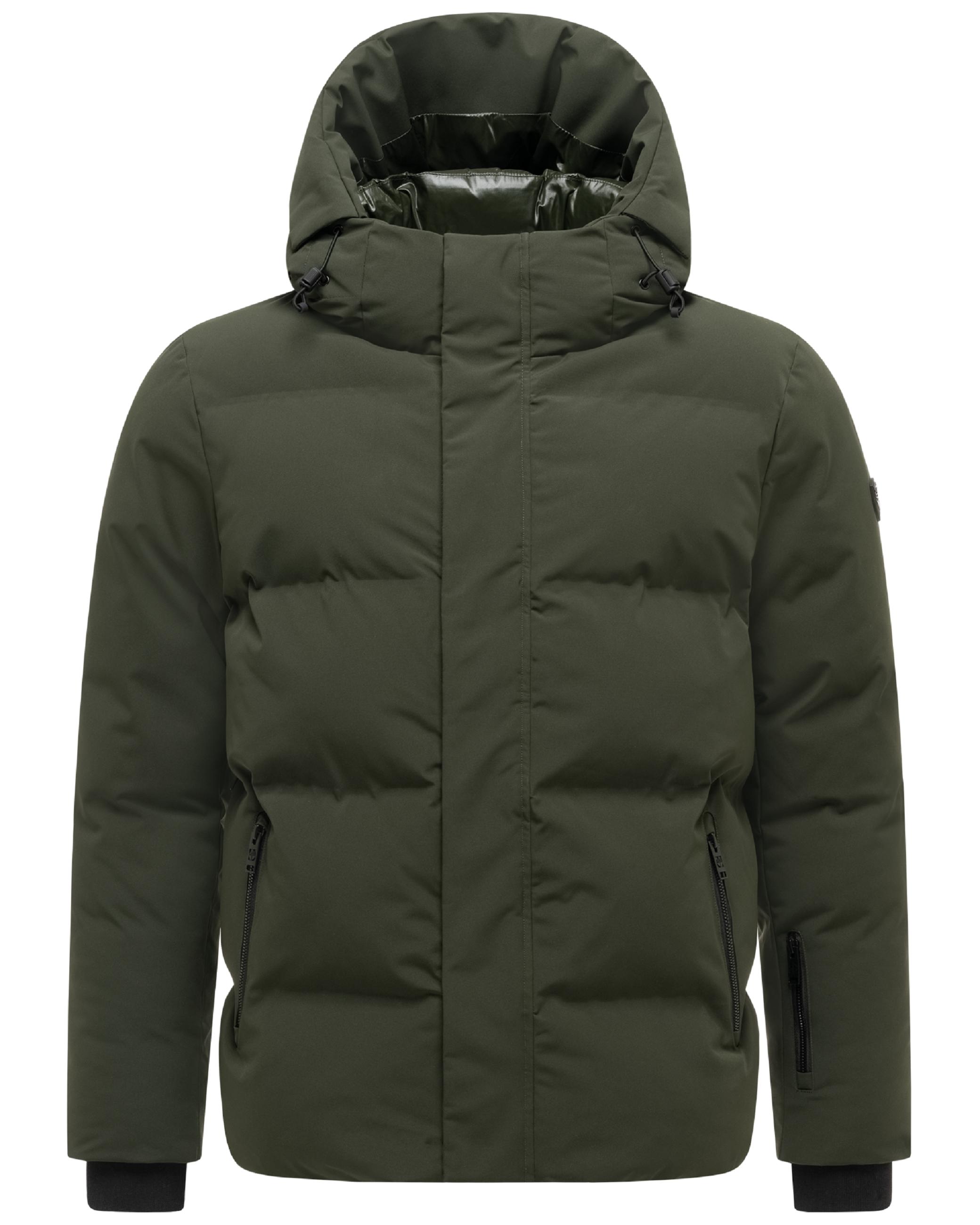 Winterjacke mit Matt-Glanz-Kontrast "Nerioo XX" Dark Olive