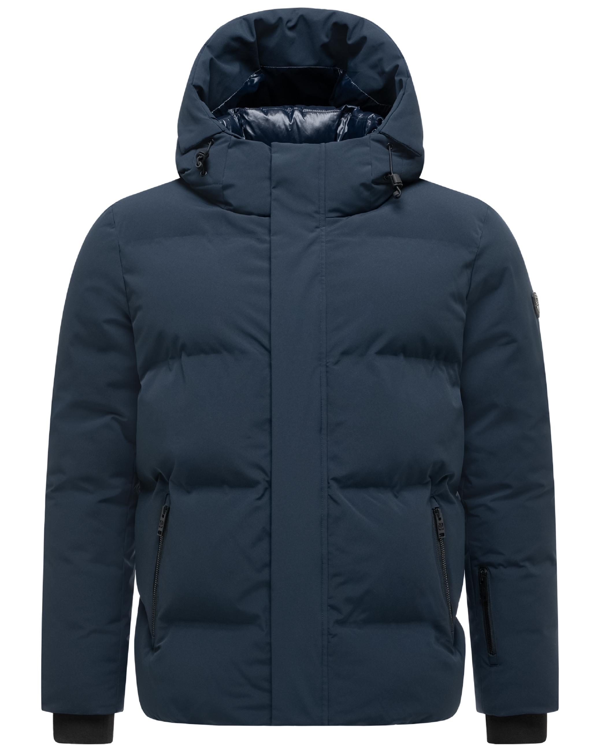 Winterjacke mit Matt-Glanz-Kontrast "Nerioo XX" Navy