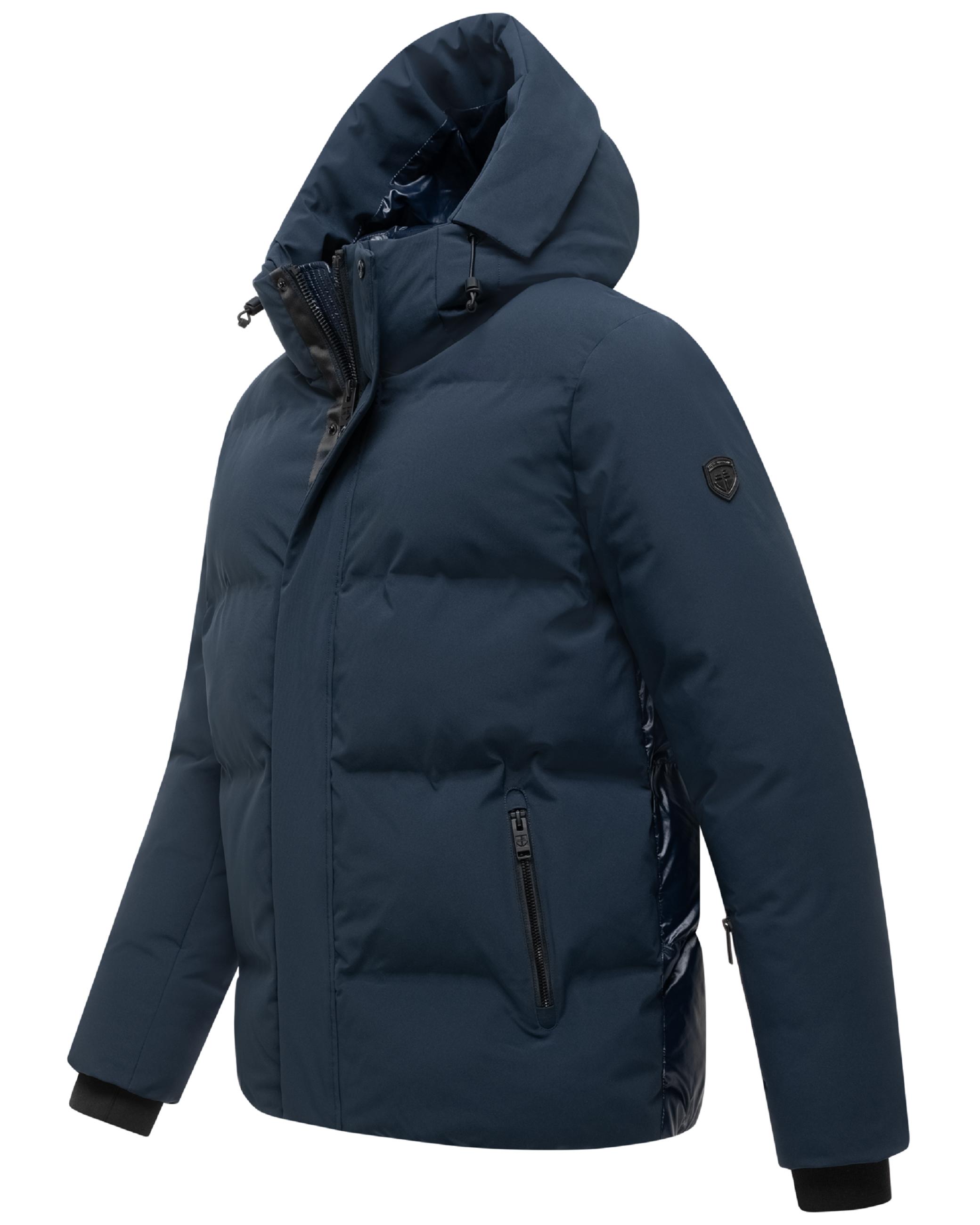 Winterjacke mit Matt-Glanz-Kontrast "Nerioo XX" Navy
