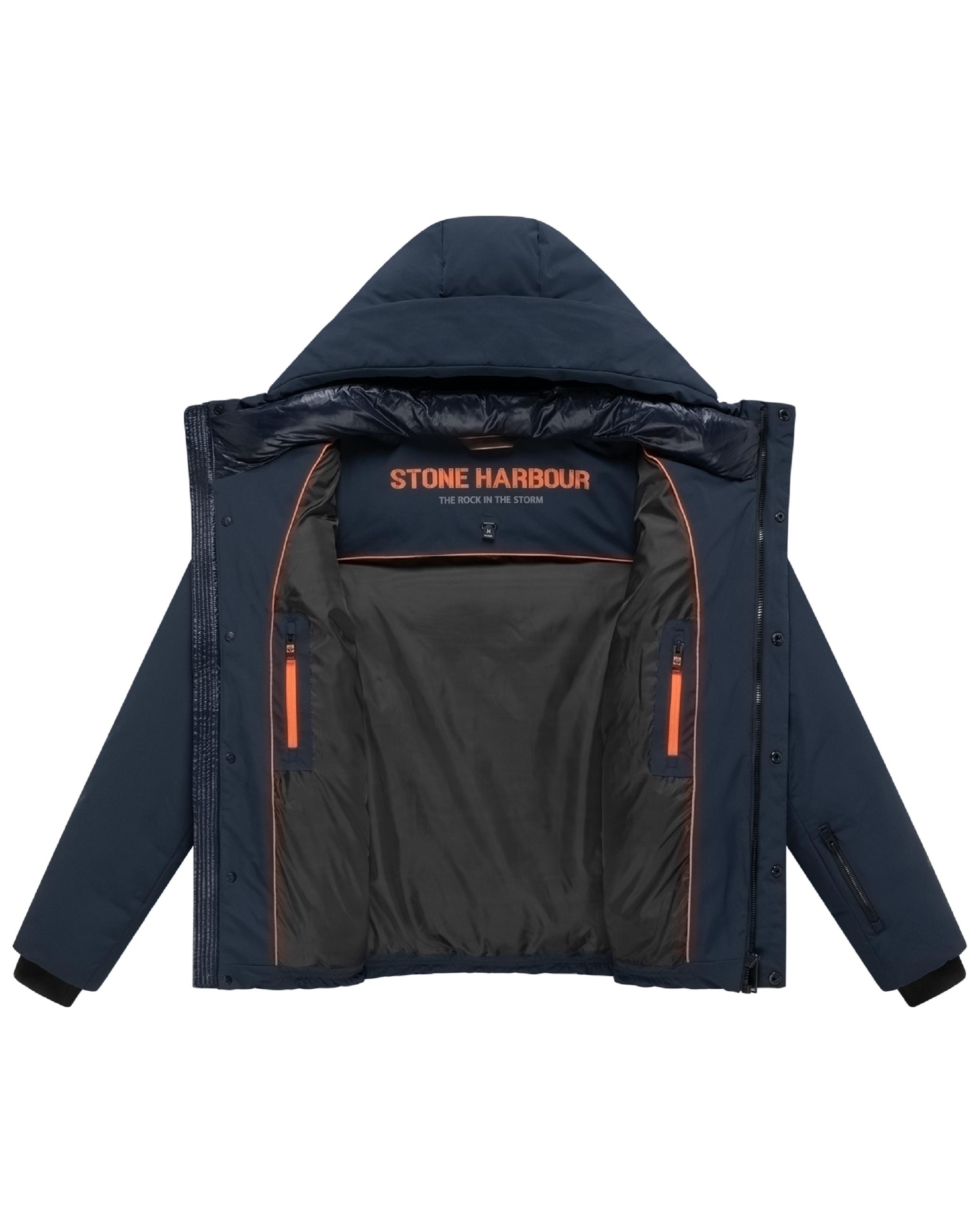 Winterjacke mit Matt-Glanz-Kontrast "Nerioo XX" Navy
