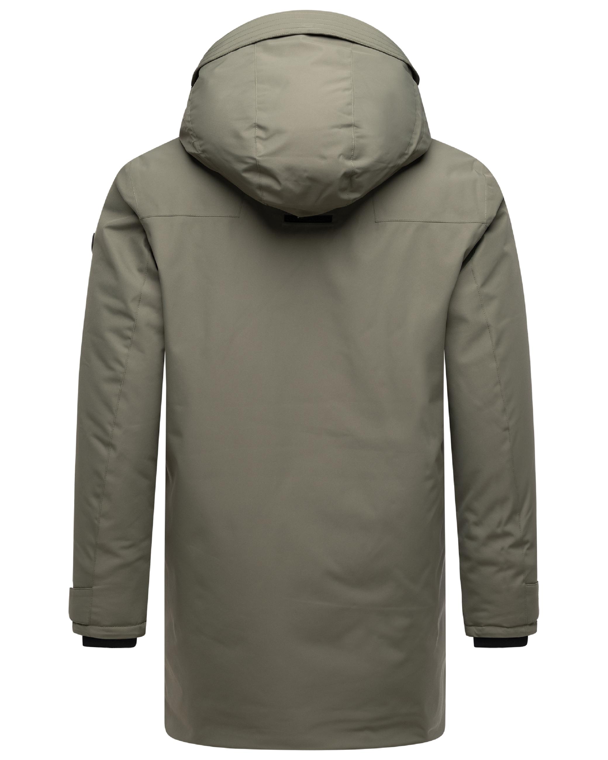 Winterparka mit Teddyfleece gefütterter Kapuze "Netaan XX" Dusty Olive