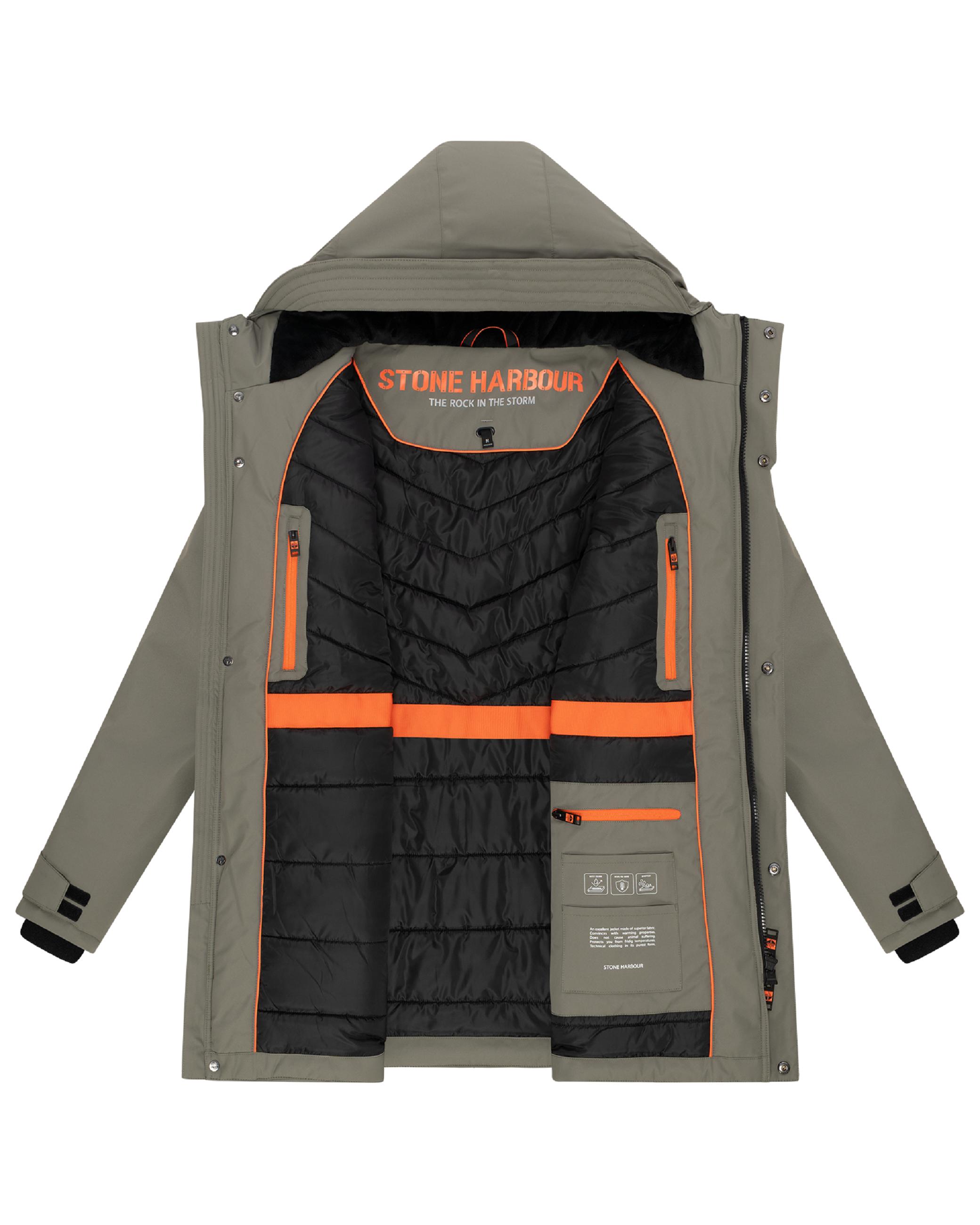Winterparka mit Teddyfleece gefütterter Kapuze "Netaan XX" Dusty Olive