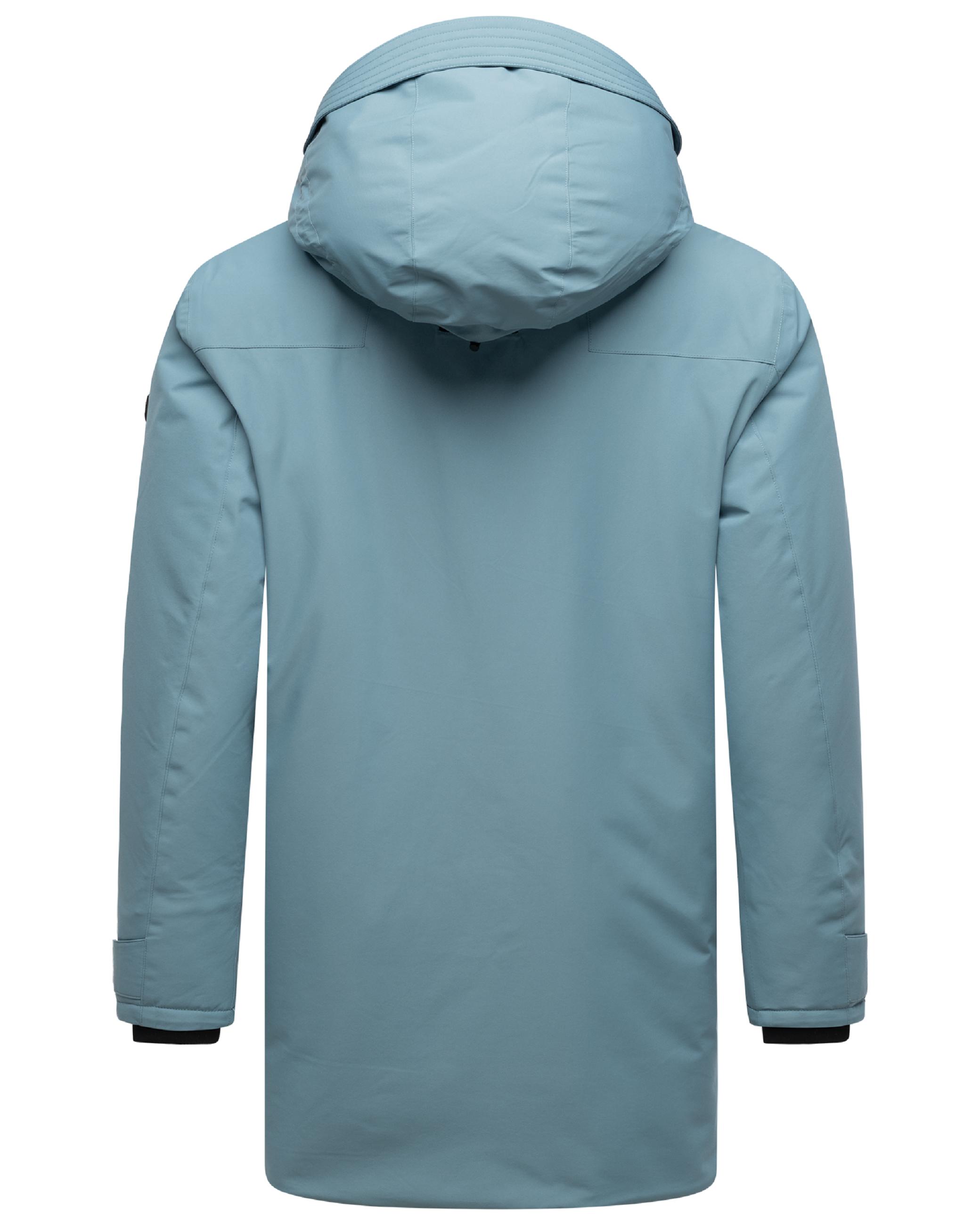 Winterparka mit Teddyfleece gefütterter Kapuze "Netaan XX" Frosty Blue