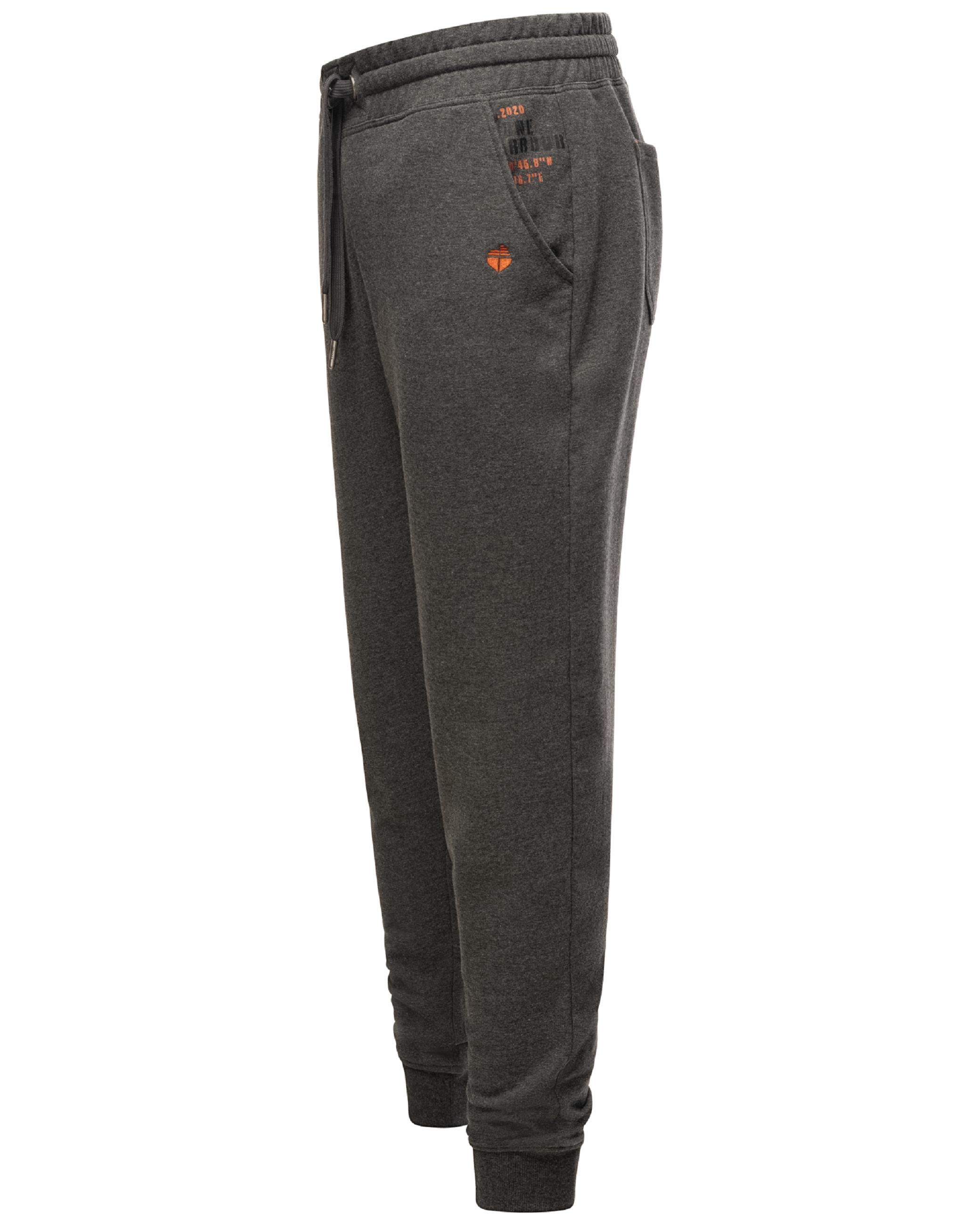 Lässige Jogginghose "Pedro Maliki" Dark Grey Melange