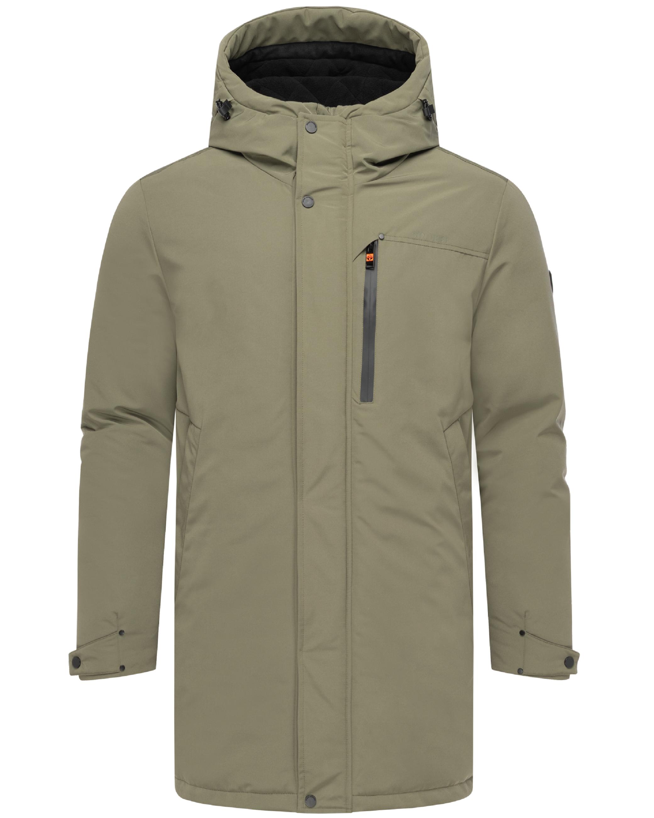 Winterparka mit Pattentaschen und Fleece gefütterter Kapuze "Phinoo XX" Dusty Olive