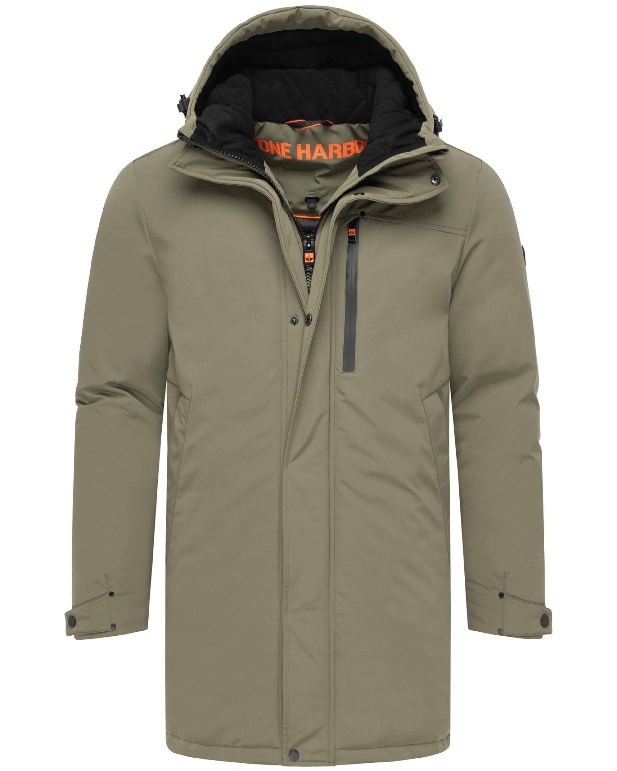 Winterparka mit Pattentaschen und Fleece gefütterter Kapuze "Phinoo XX" Dusty Olive