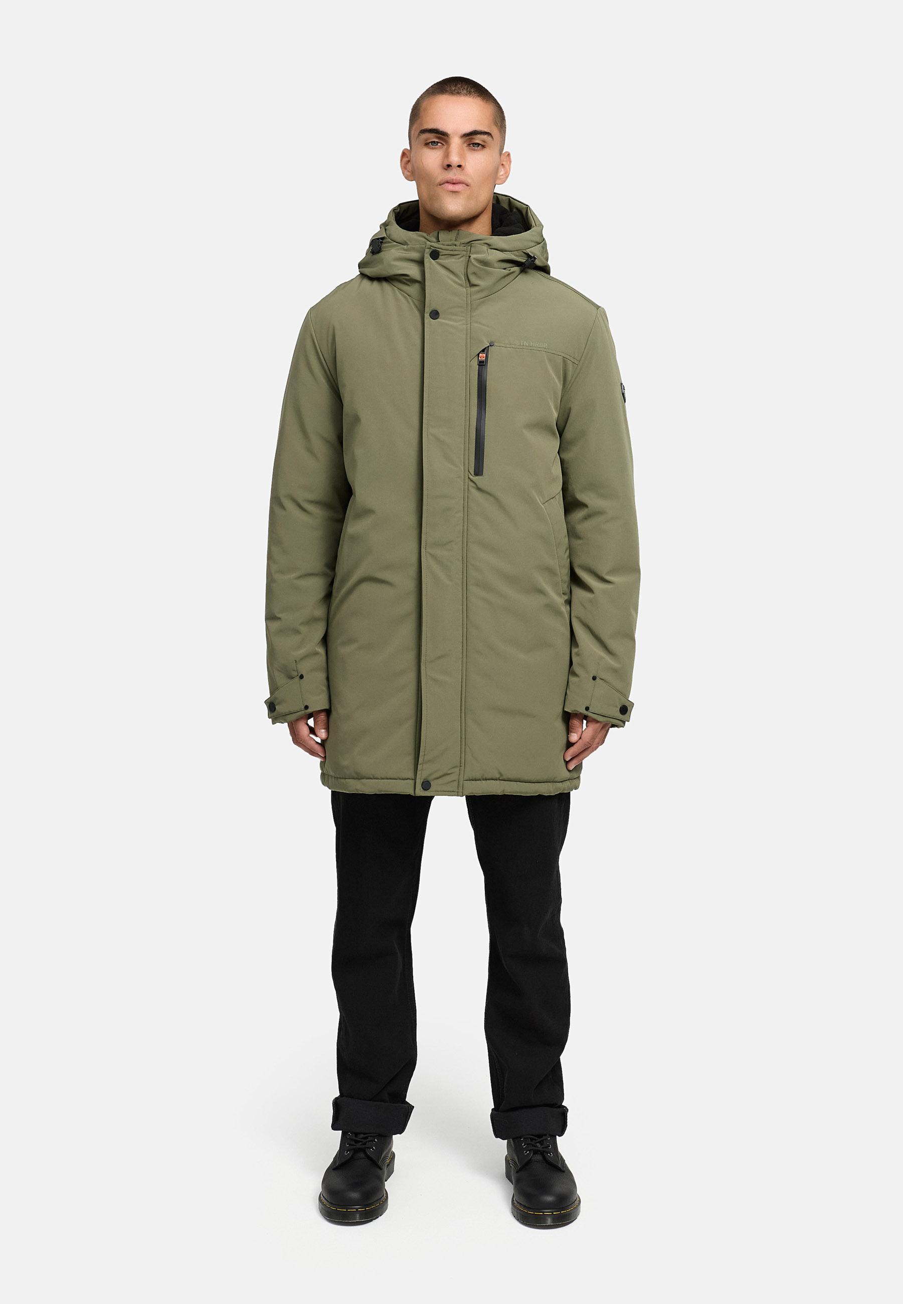 Winterparka mit Fleece gefütterter Kapuze "Phinoo XX" Dusty Olive