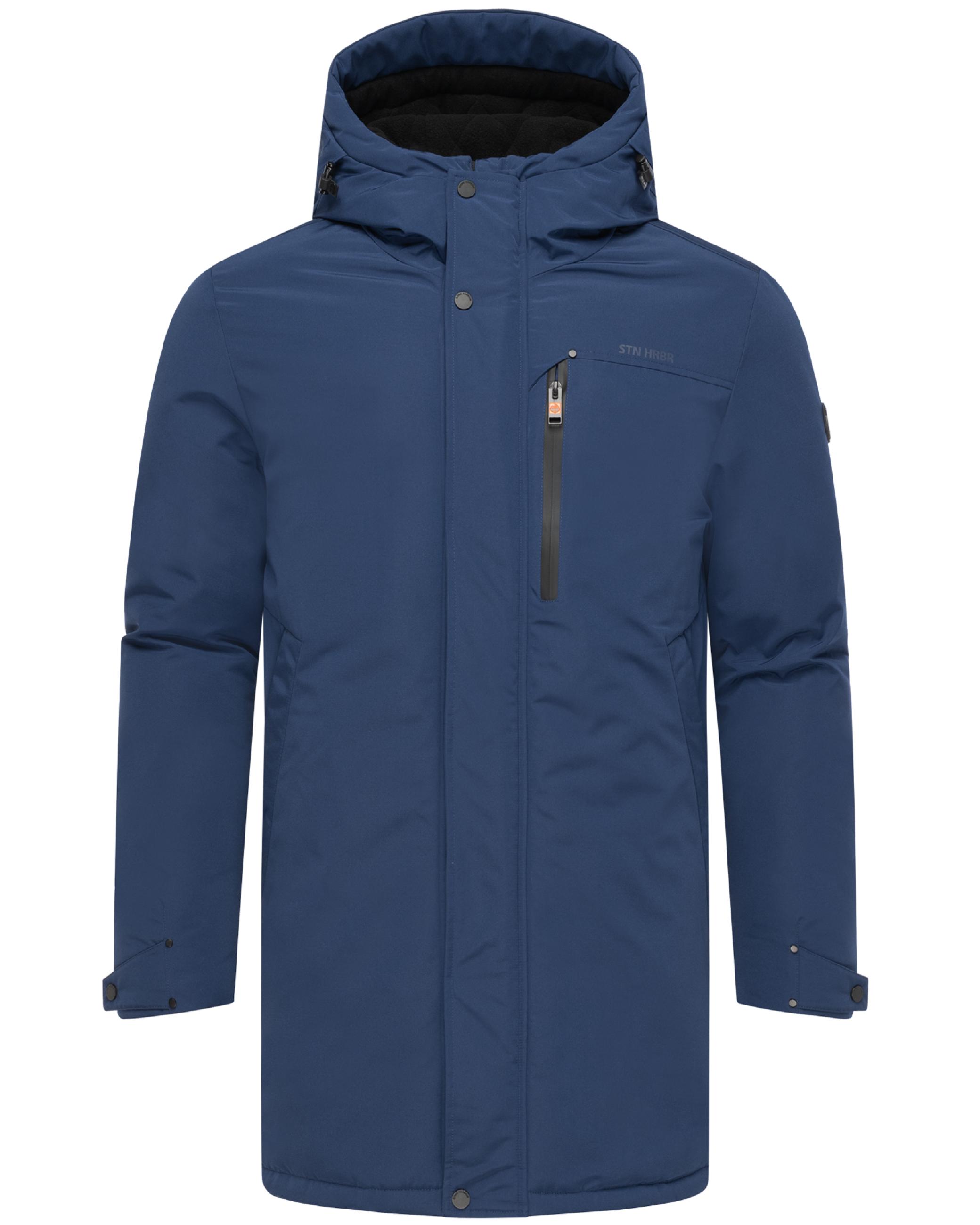 Winterparka mit Pattentaschen und Fleece gefütterter Kapuze "Phinoo XX" Navy