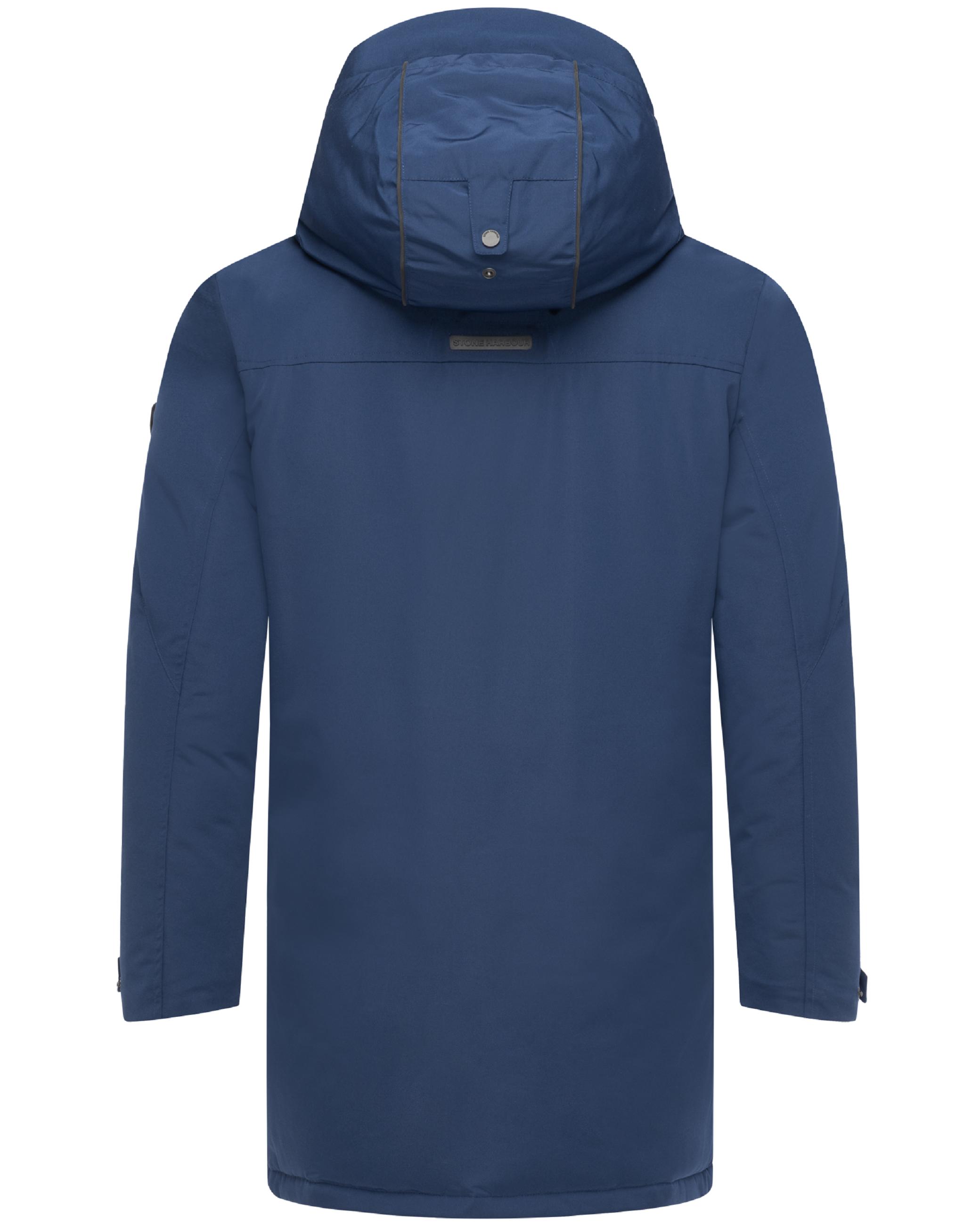 Winterparka mit Pattentaschen und Fleece gefütterter Kapuze "Phinoo XX" Navy