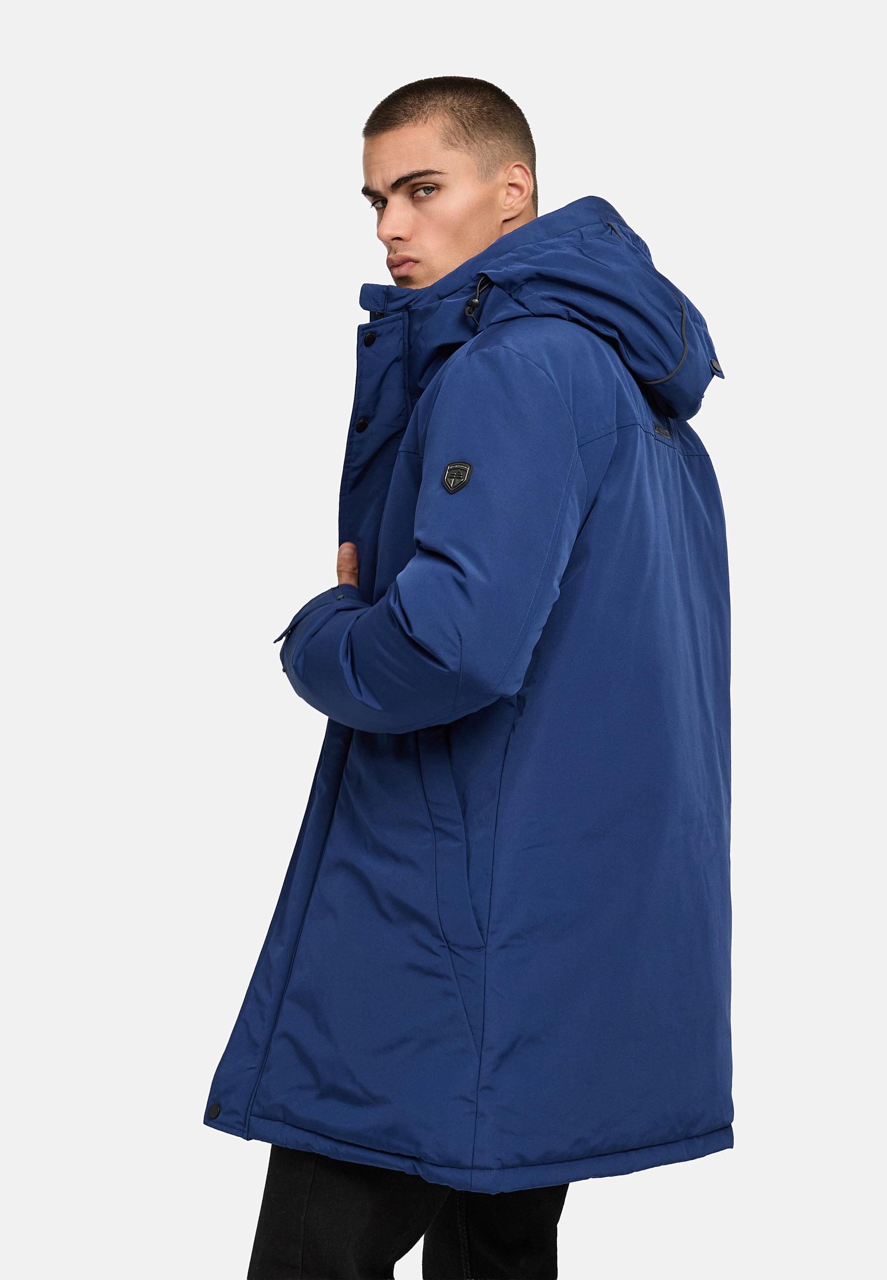 Winterparka mit Fleece gefütterter Kapuze "Phinoo XX" Navy