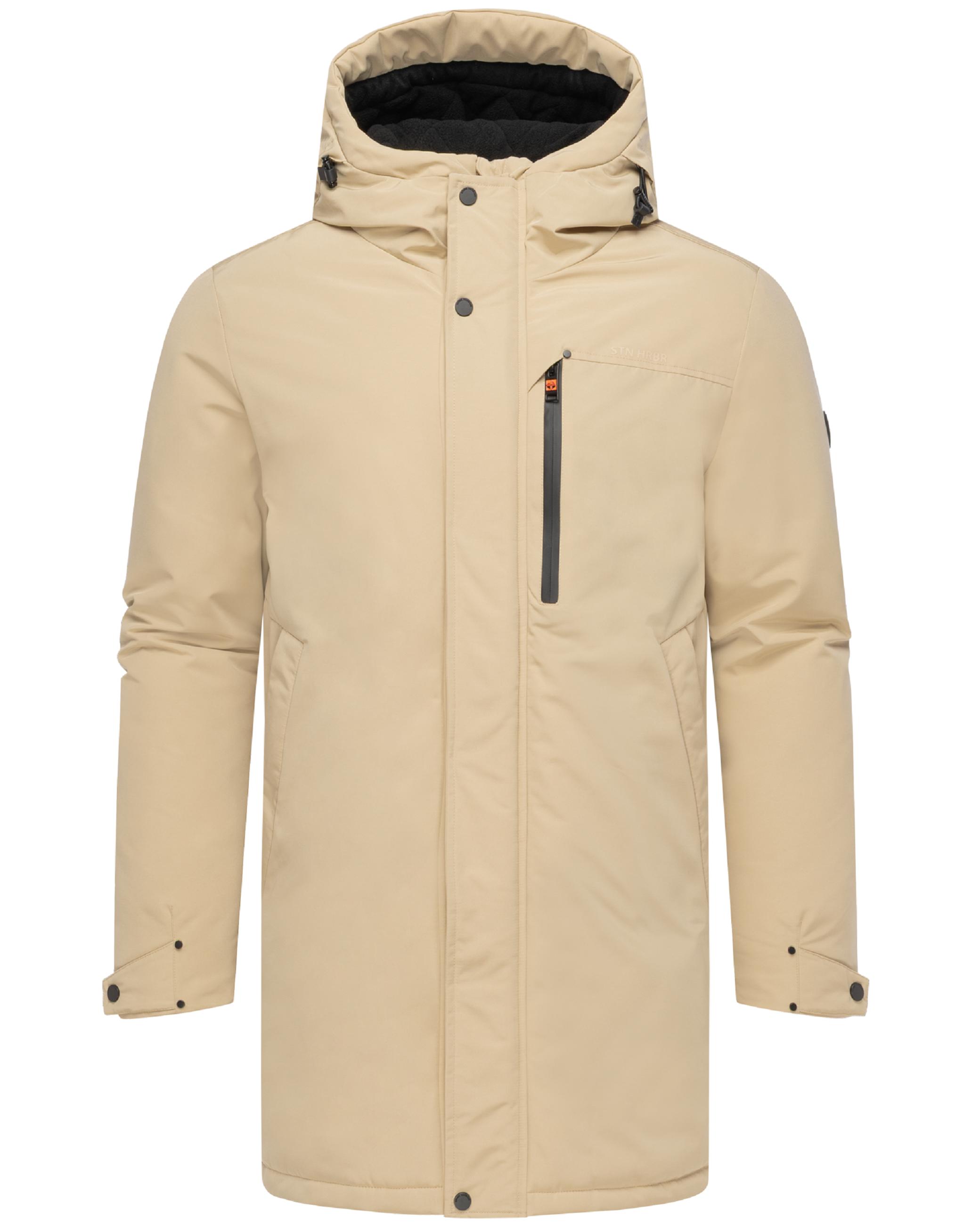 Winterparka mit Fleece gefütterter Kapuze "Phinoo XX" Sand
