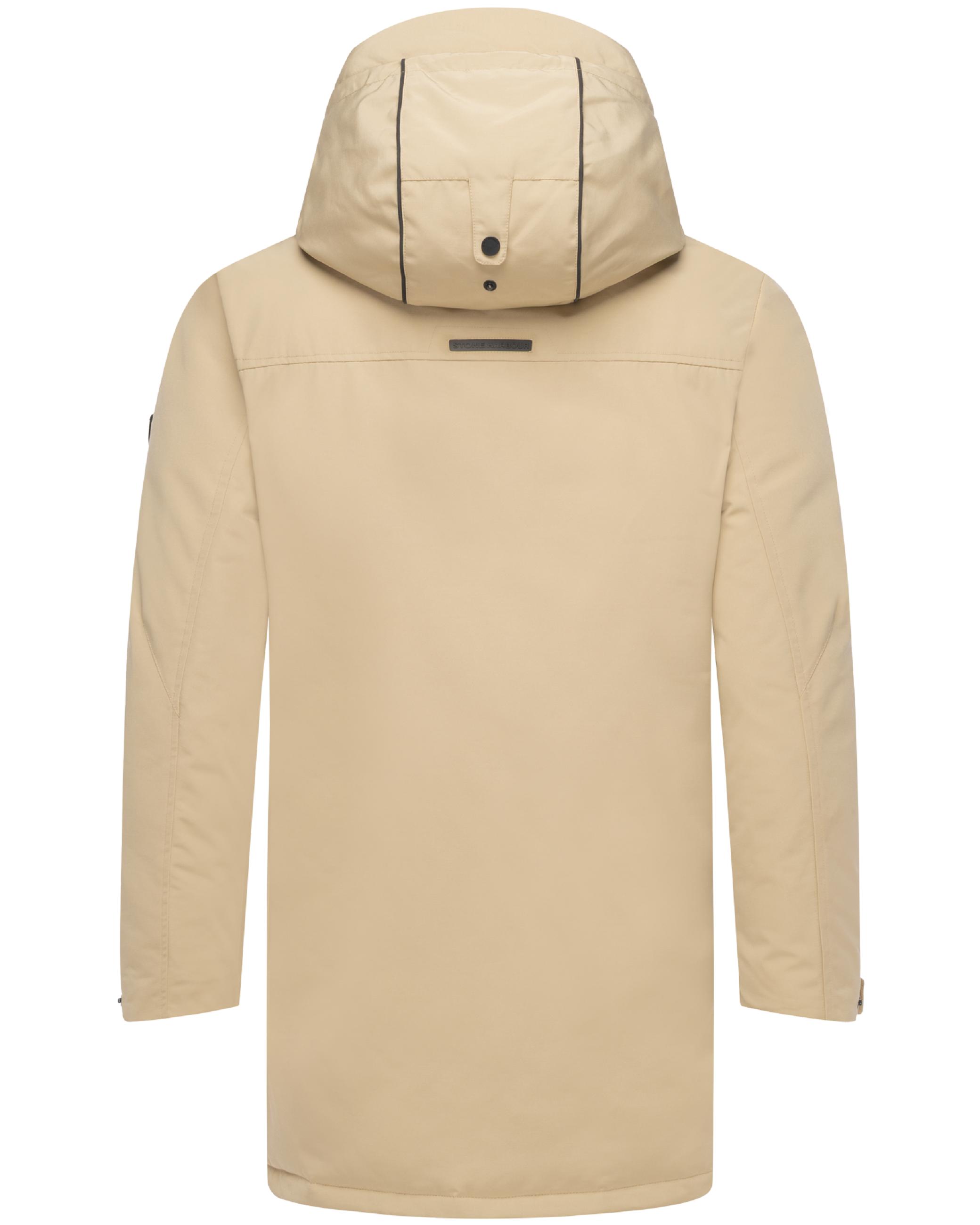 Winterparka mit Fleece gefütterter Kapuze "Phinoo XX" Sand