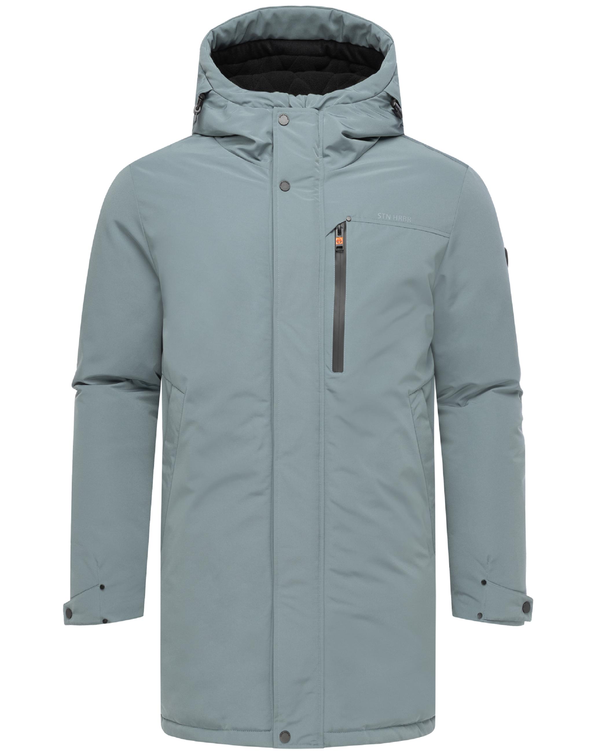 Winterparka mit Pattentaschen und Fleece gefütterter Kapuze "Phinoo XX" Stormy Blue