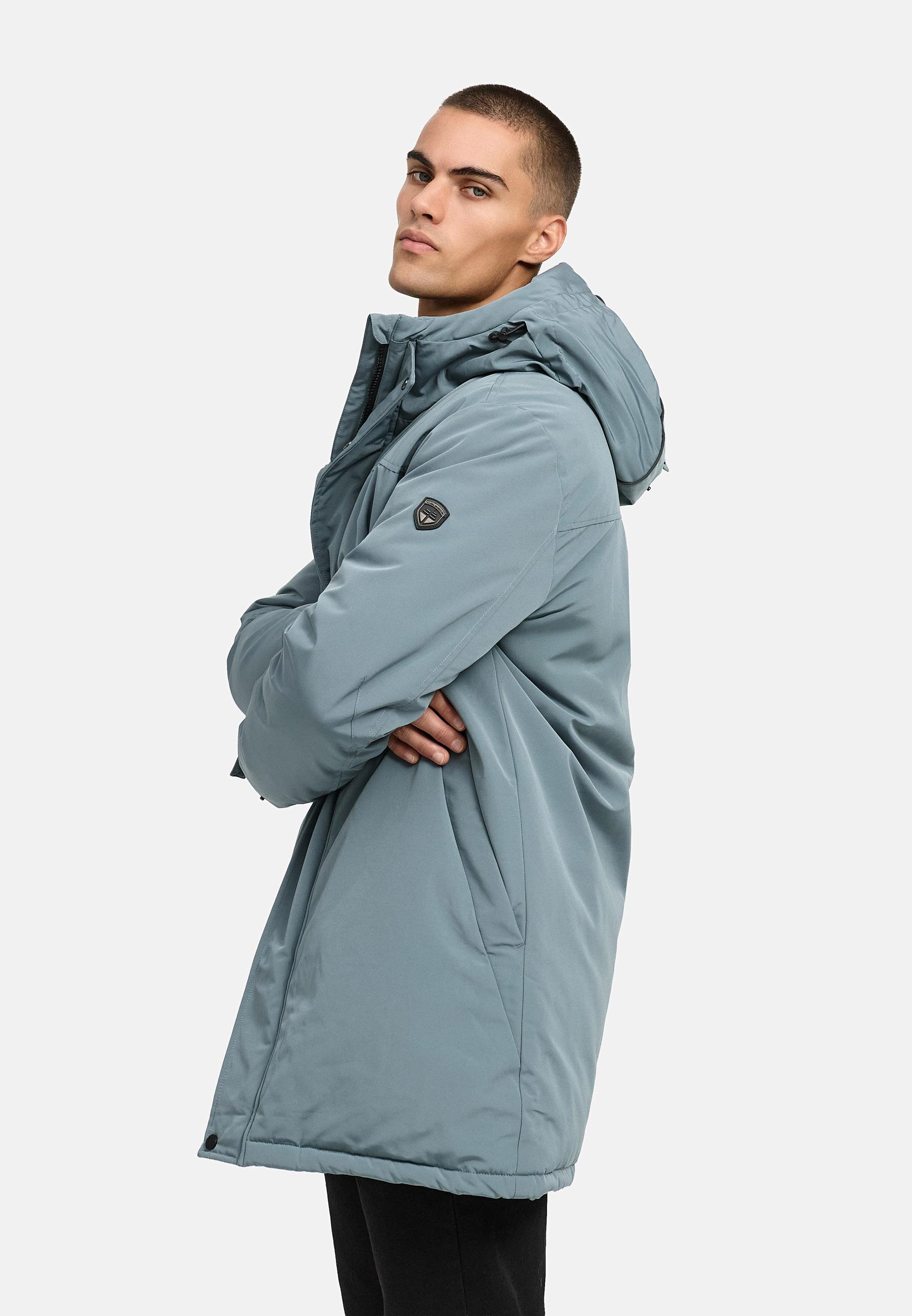 Winterparka mit Fleece gefütterter Kapuze "Phinoo XX" Stormy Blue