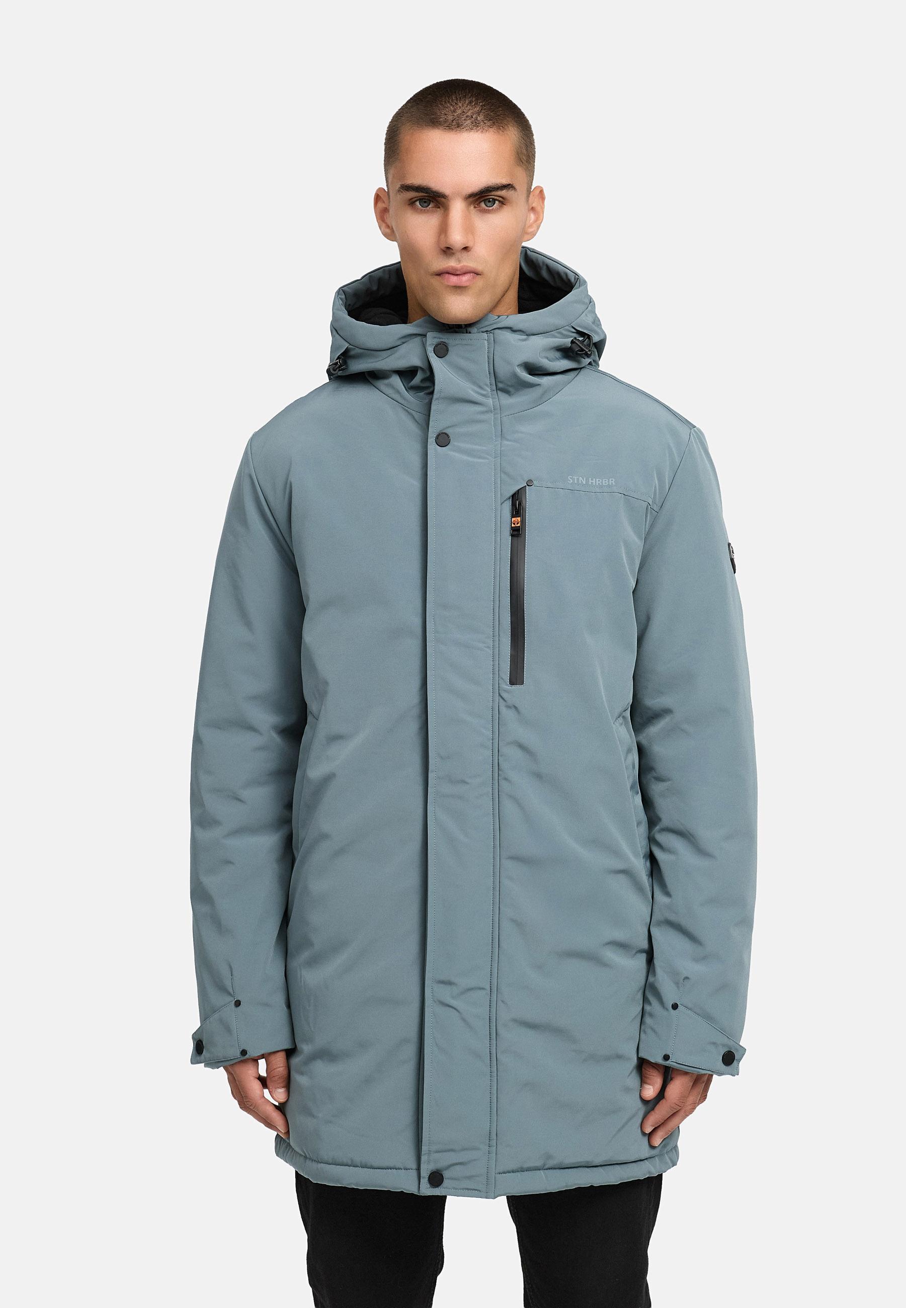 Winterparka mit Fleece gefütterter Kapuze "Phinoo XX" Stormy Blue