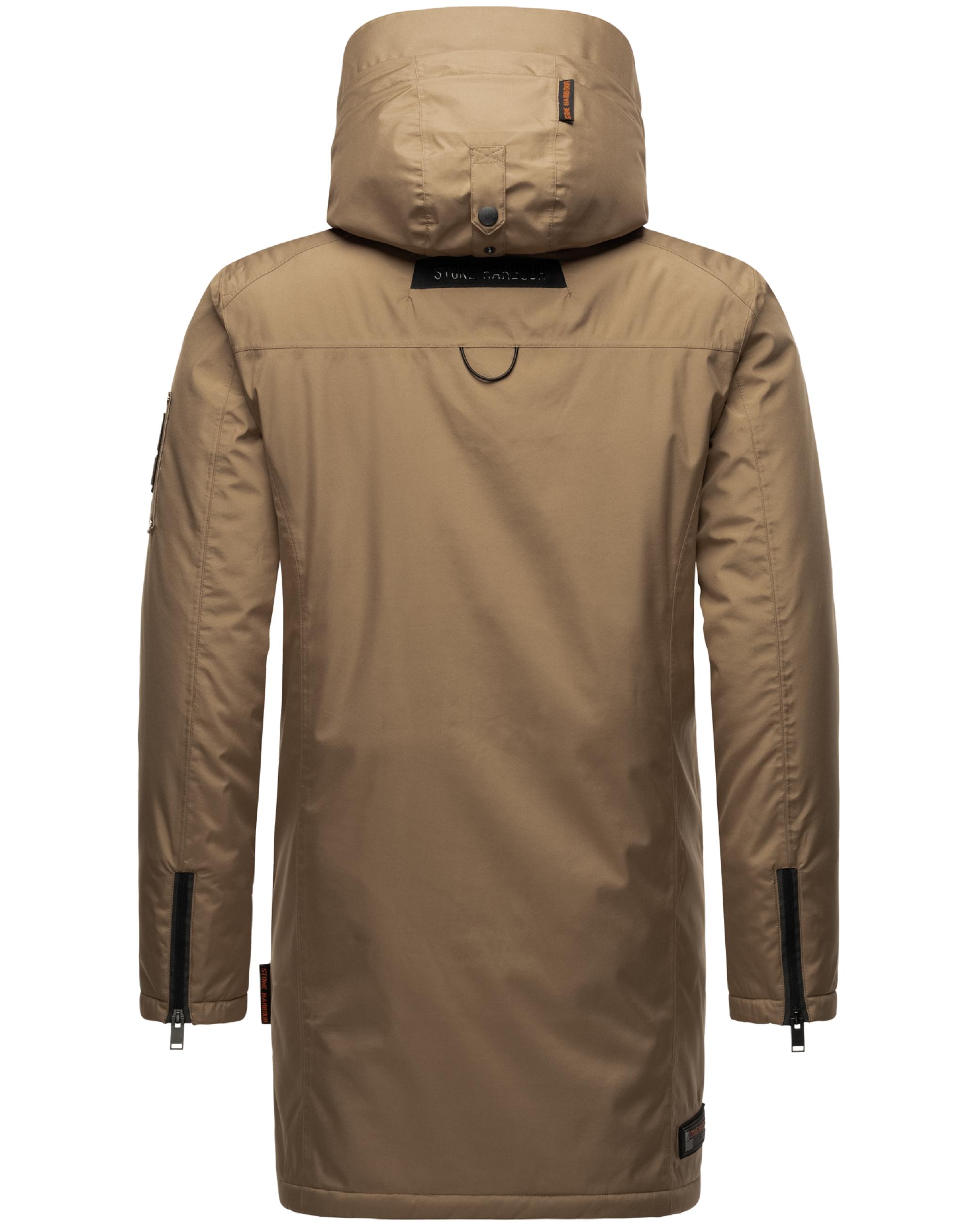 Wintermantel mit Kapuze "Ragaan" Light Brown