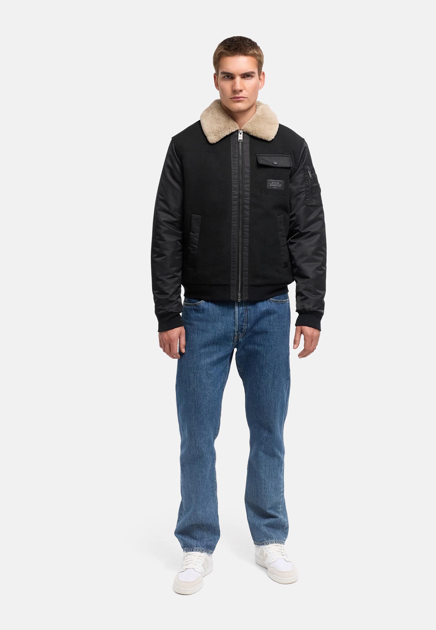 Winterjacke mit weichem Kragen "Somaeel XX" Black