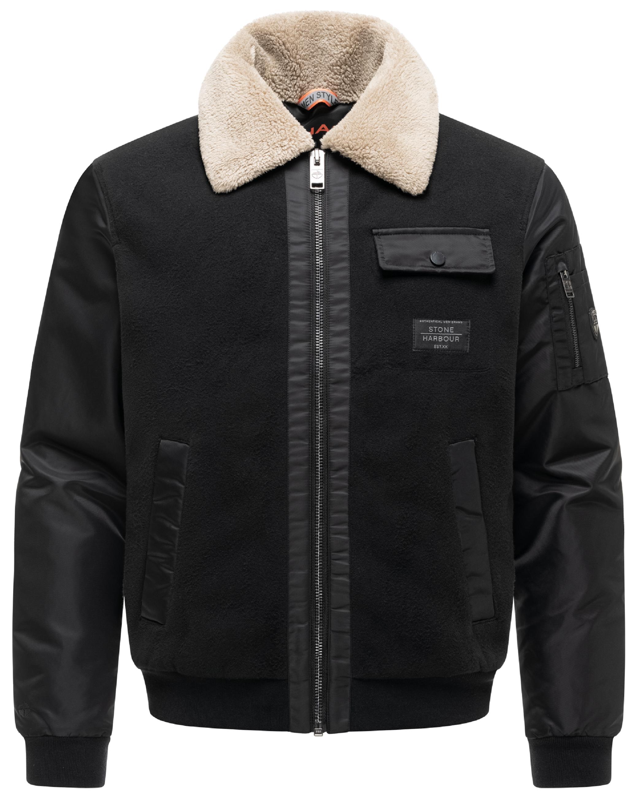 Winterjacke mit weichem Kragen "Somaeel XX" Black