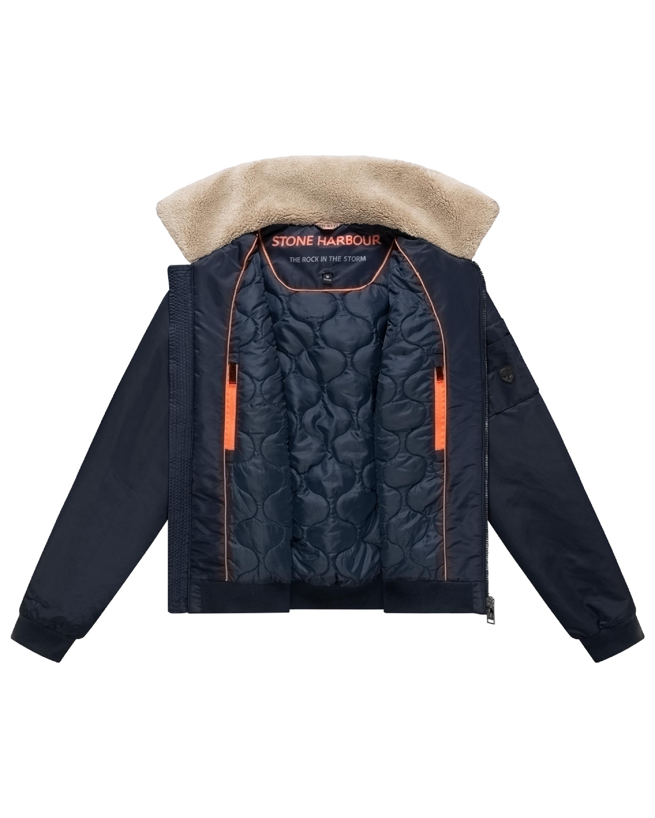 Winterjacke mit weichem Kragen "Somaeel XX" Navy