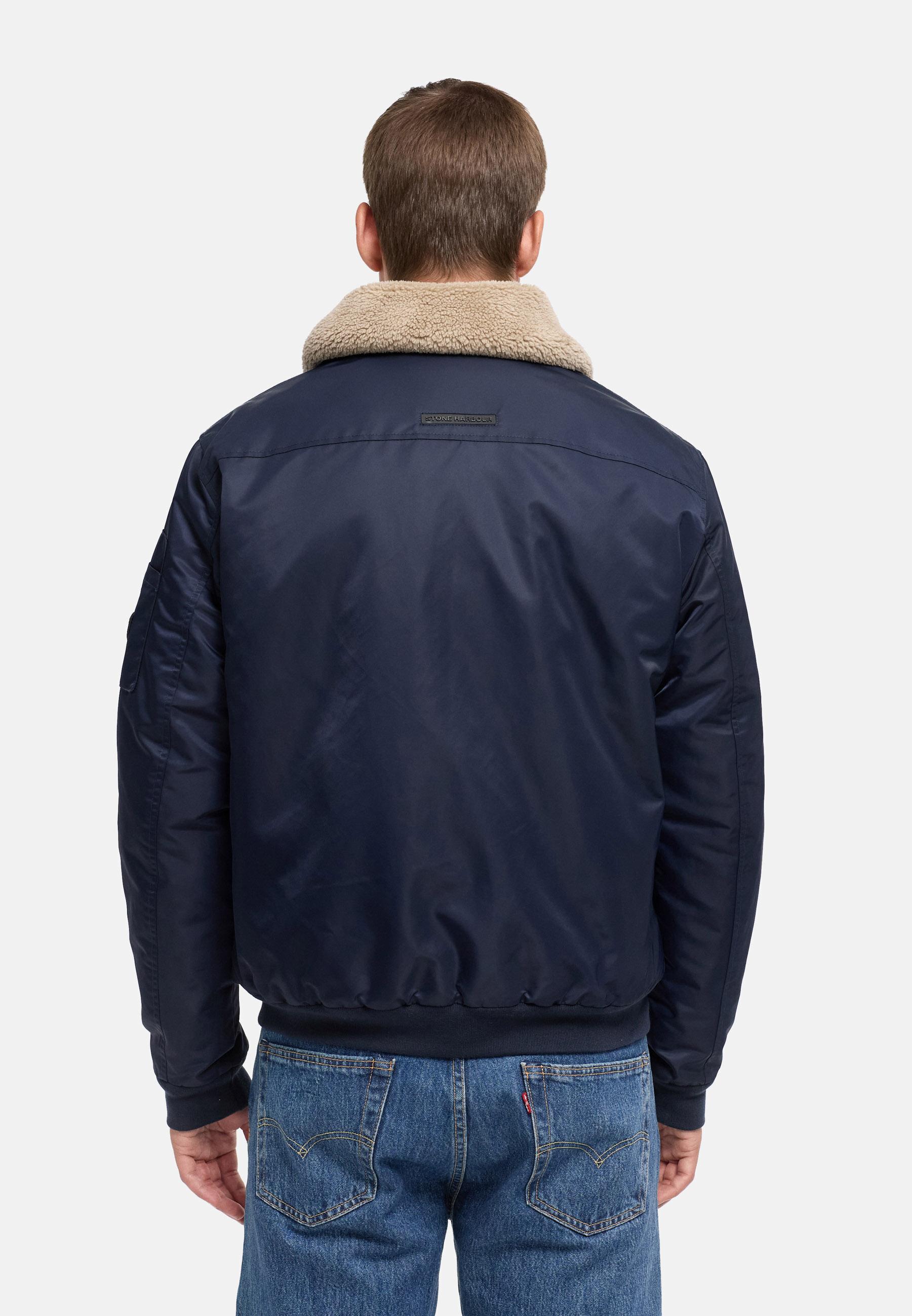 Winterjacke mit weichem Kragen "Somaeel XX" Navy