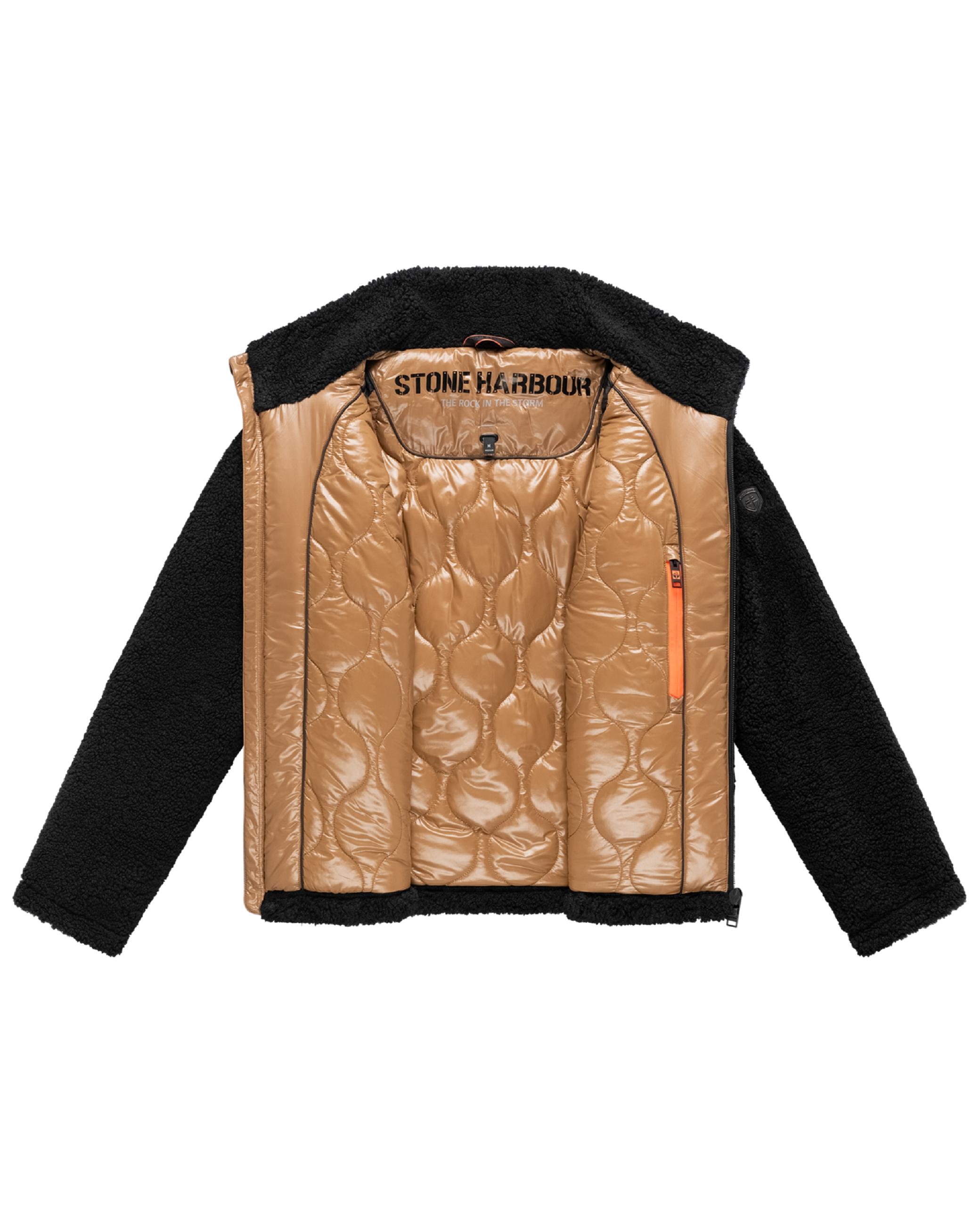 Teddyjacke mit markanten, kontrastfarbenen Details "Sorees XX" Black