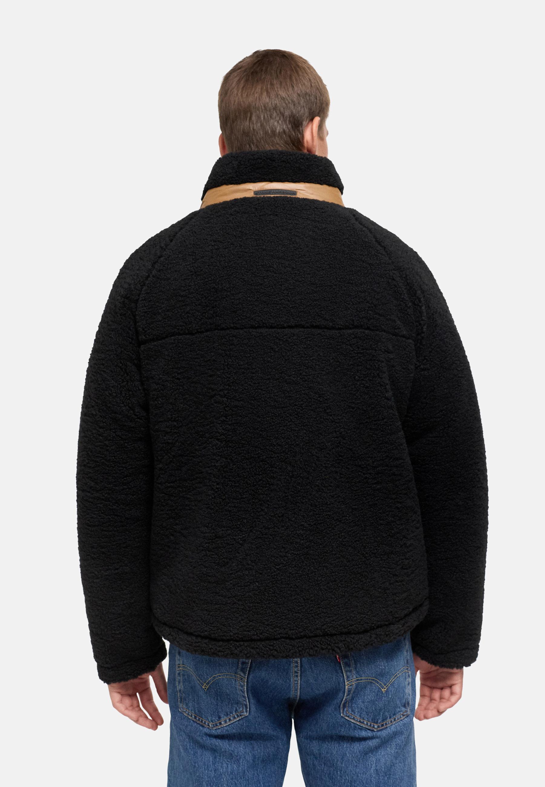 Teddyjacke mit markanten, kontrastfarbenen Details "Sorees XX" Black