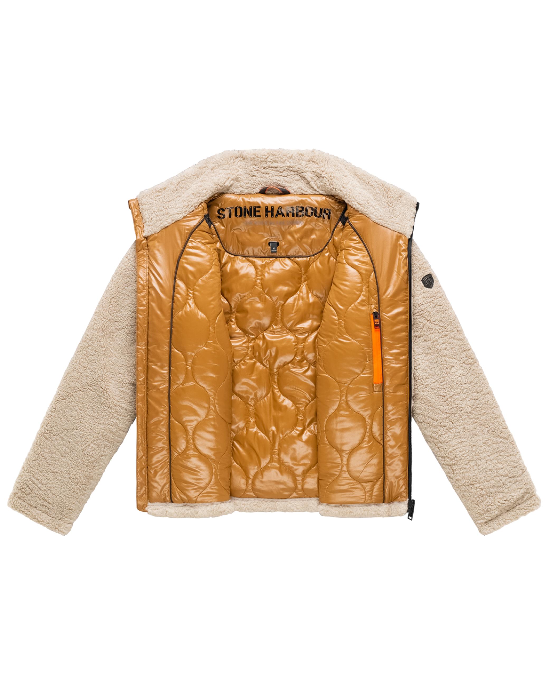 Teddyjacke mit markanten, kontrastfarbenen Details "Sorees XX" Bone